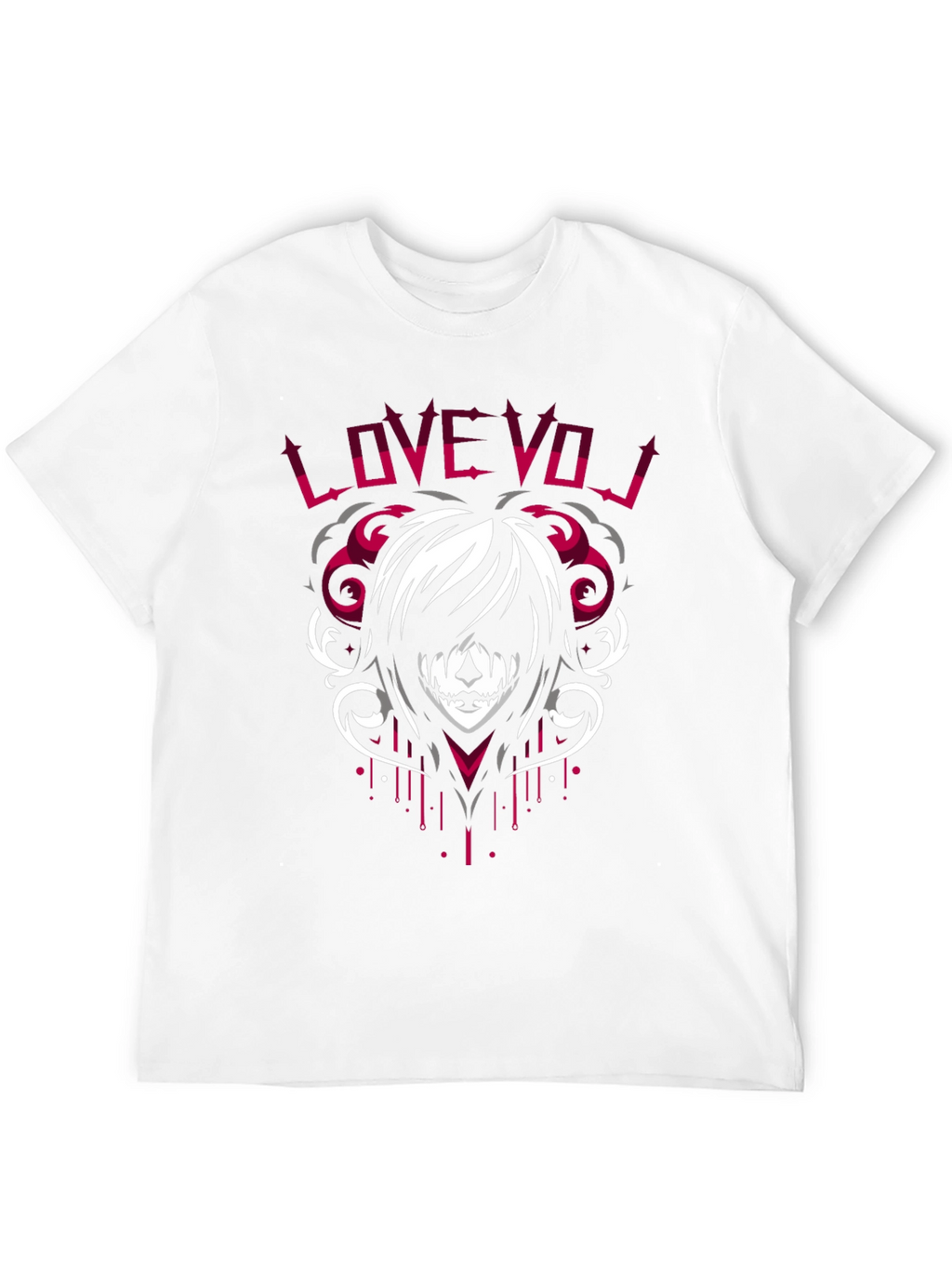 Love VOJ Graphic Tee - Emo Style