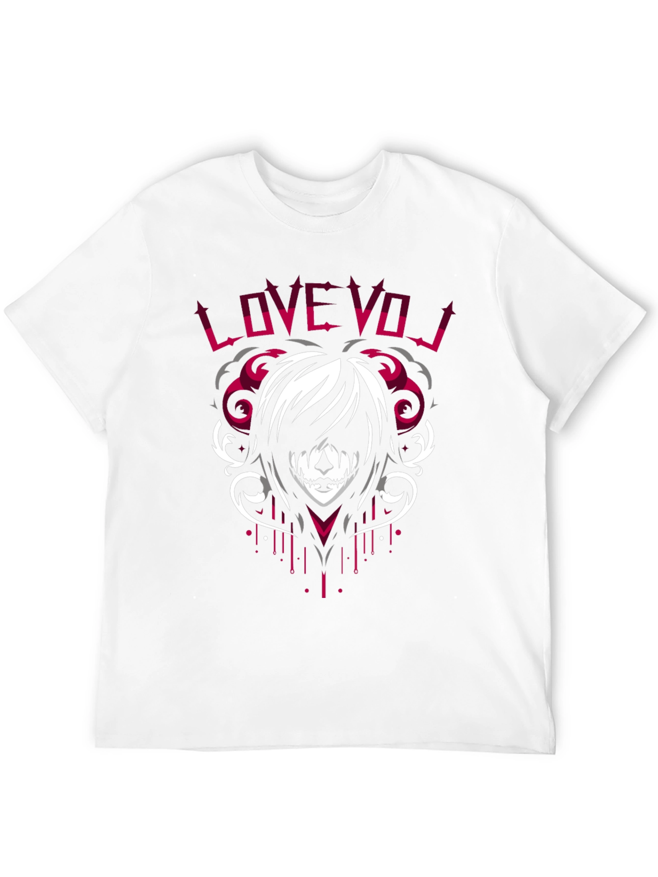 Love VOJ Graphic Tee - Emo Style