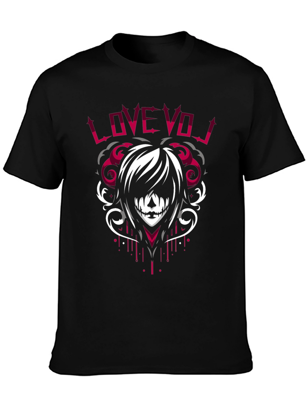 Love VOJ Graphic Tee - Emo Style