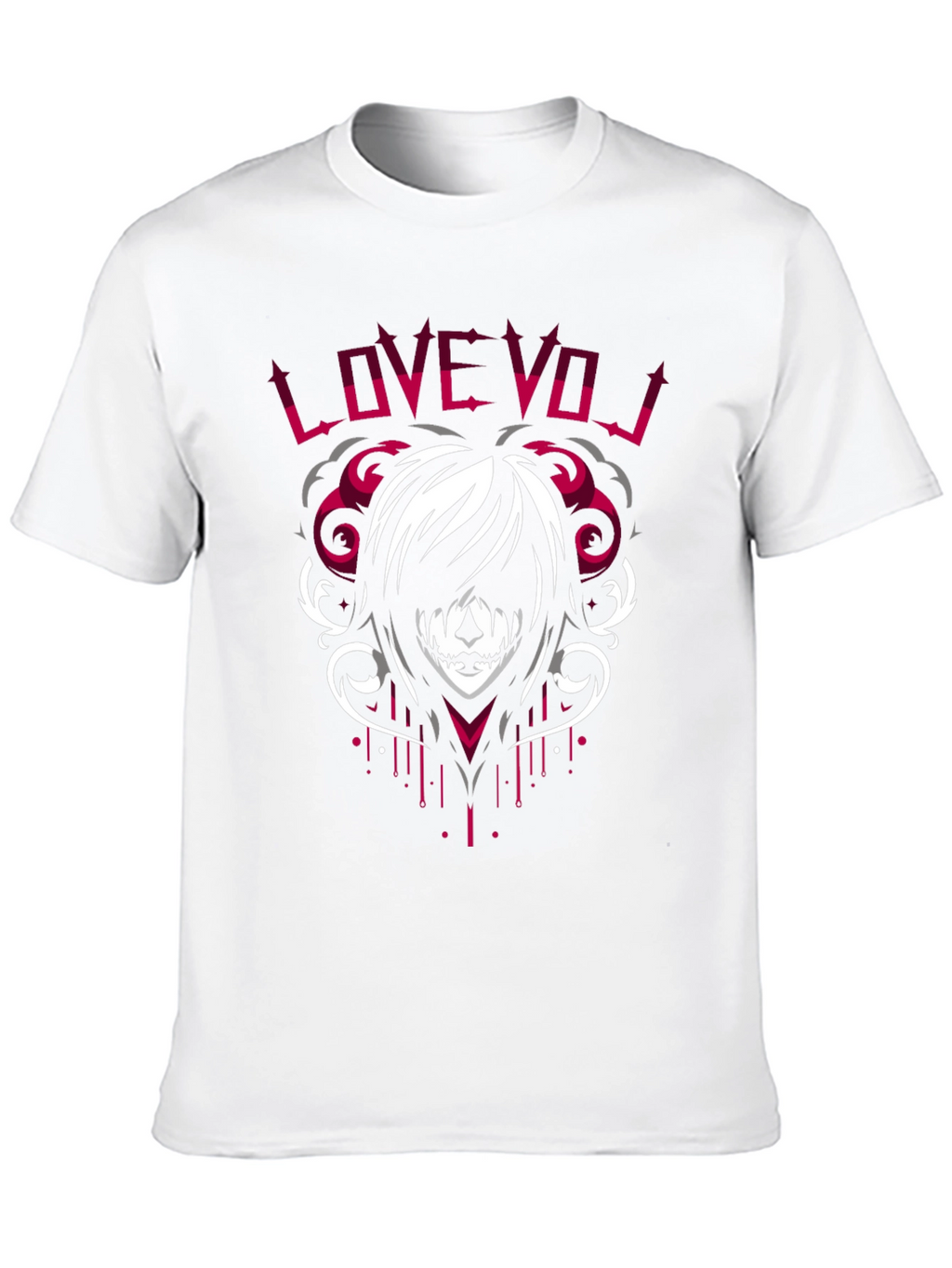Love VOJ Graphic Tee - Emo Style
