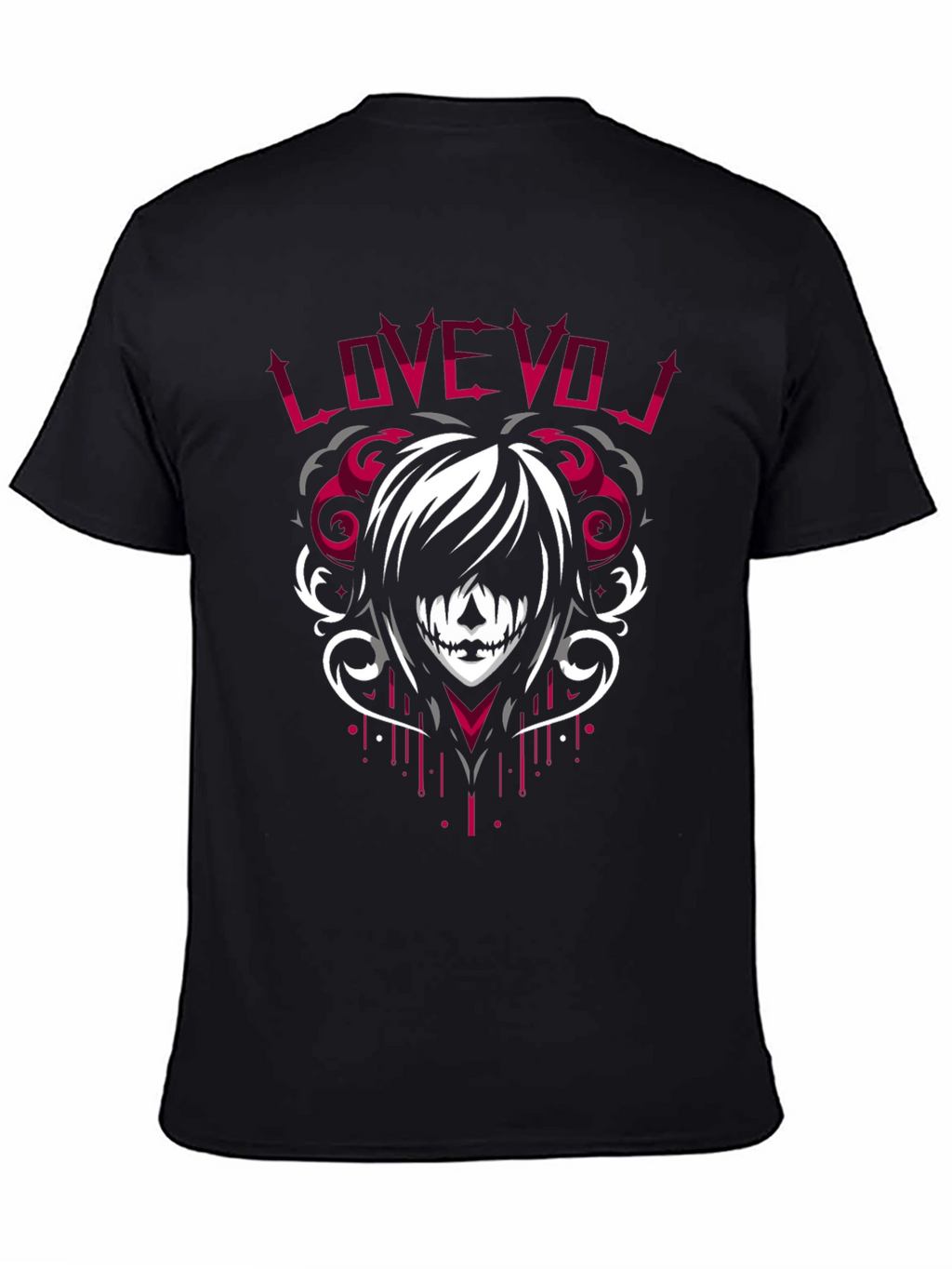 Love VOJ Graphic Tee - Emo Style