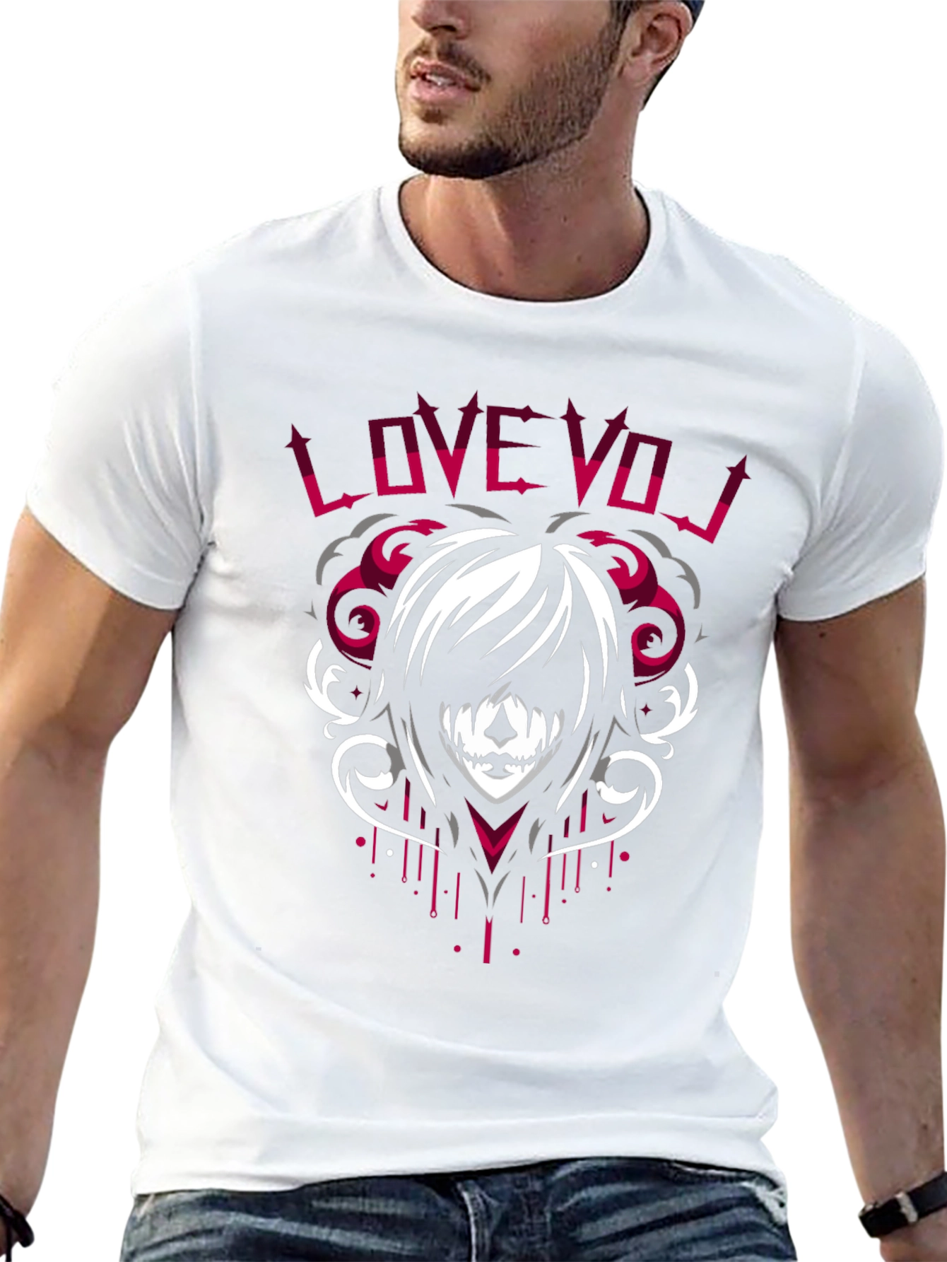 Love VOJ Graphic Tee - Emo Style