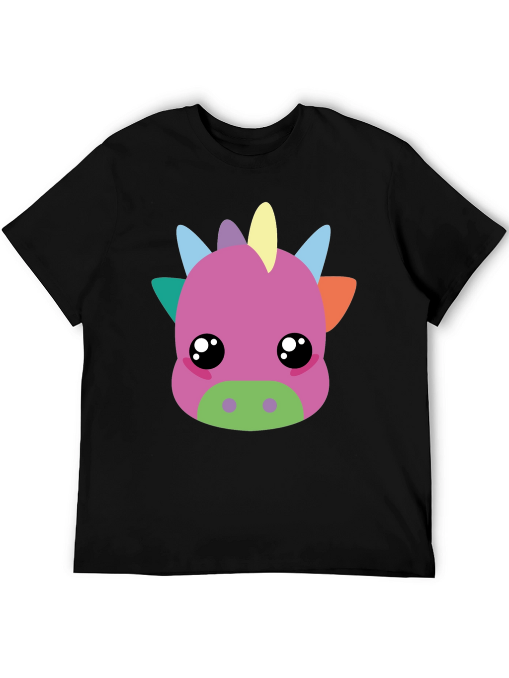 Cute Cartoon Dragon Graphic T-Shirt
