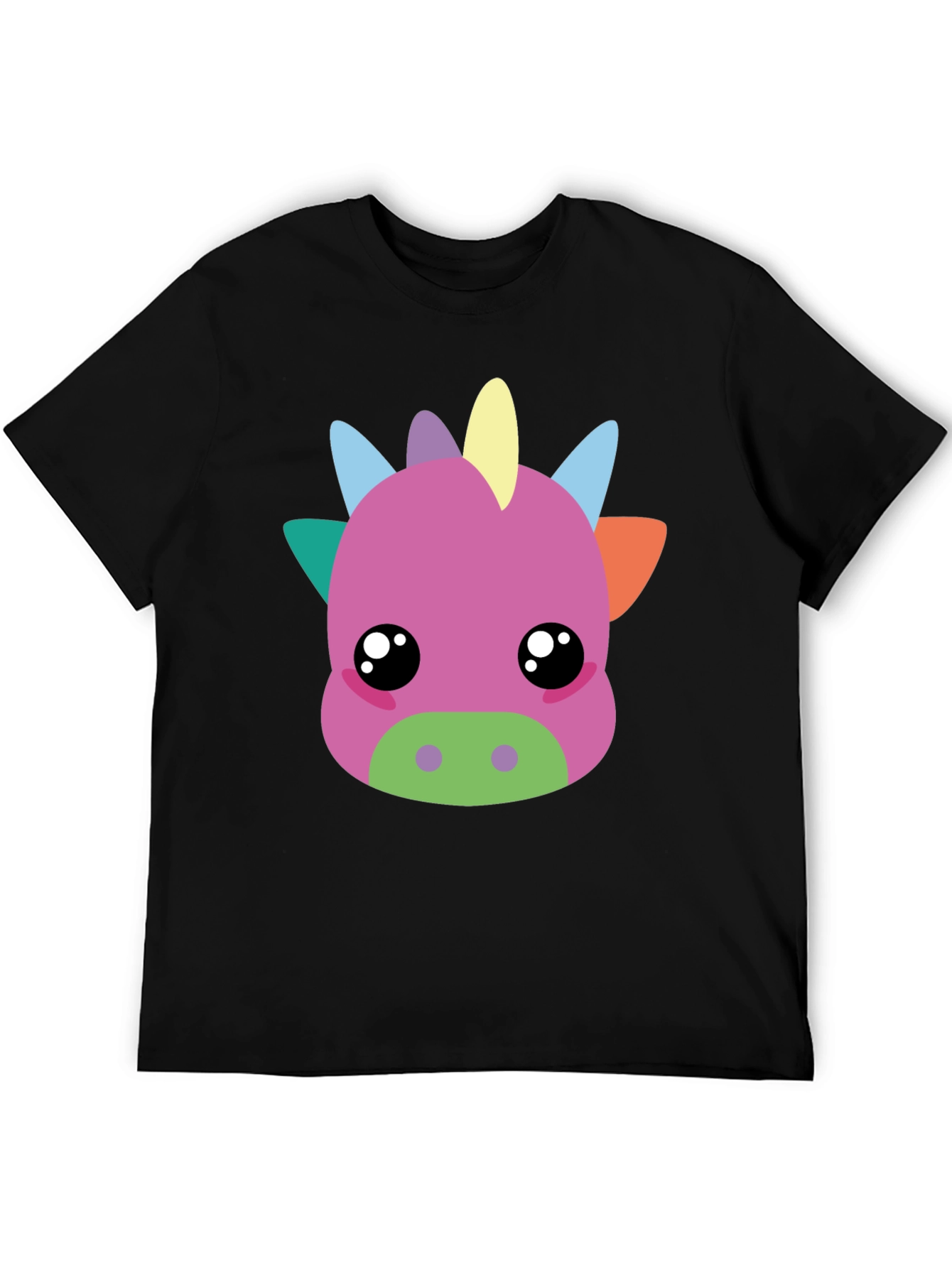 Cute Cartoon Dragon Graphic T-Shirt