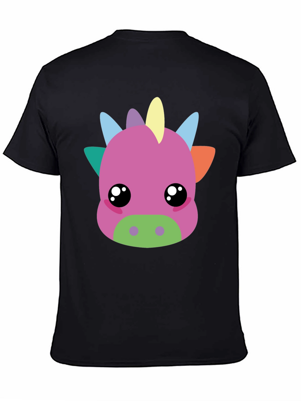 Cute Cartoon Dragon Graphic T-Shirt