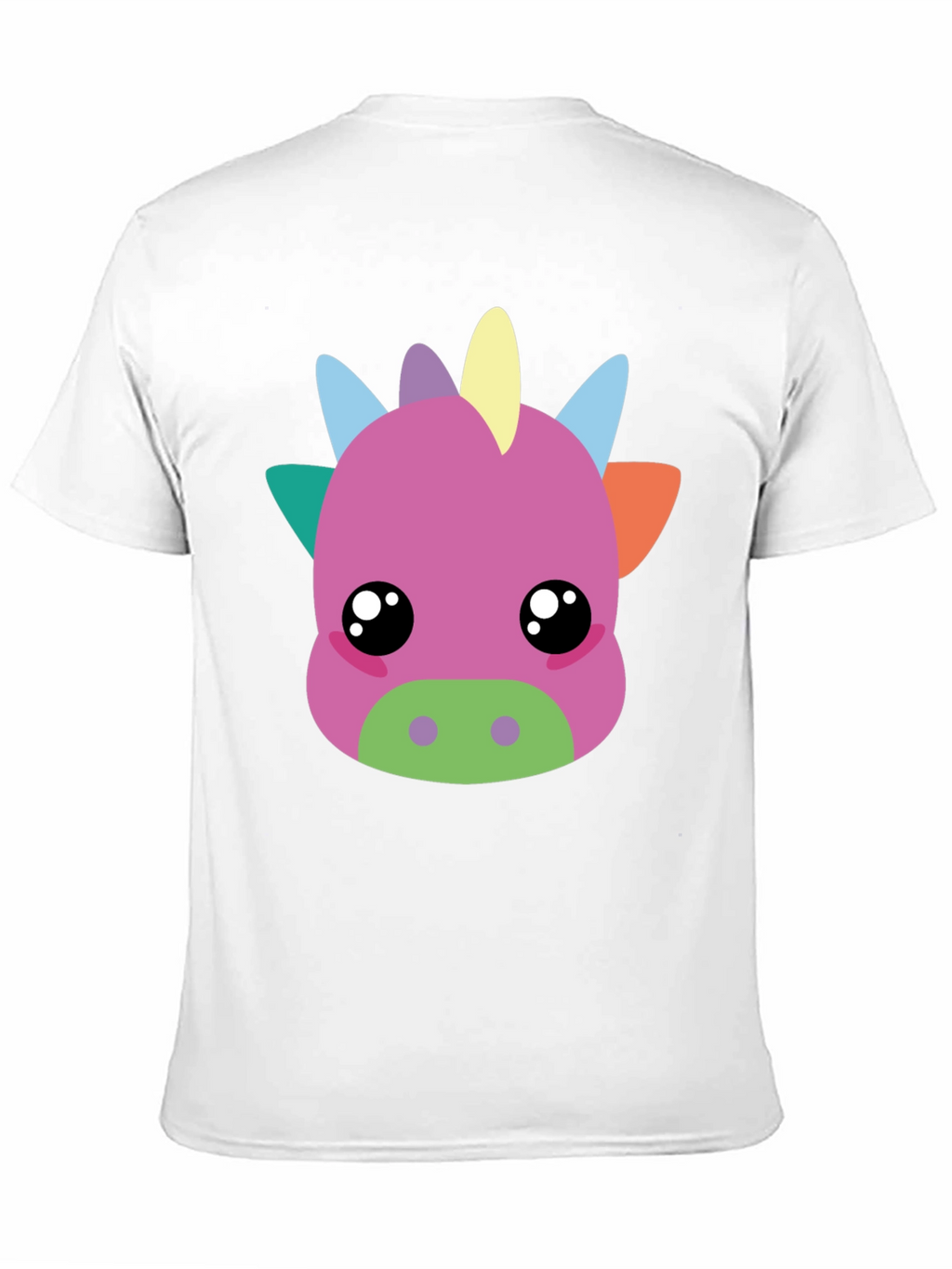 Cute Cartoon Dragon Graphic T-Shirt