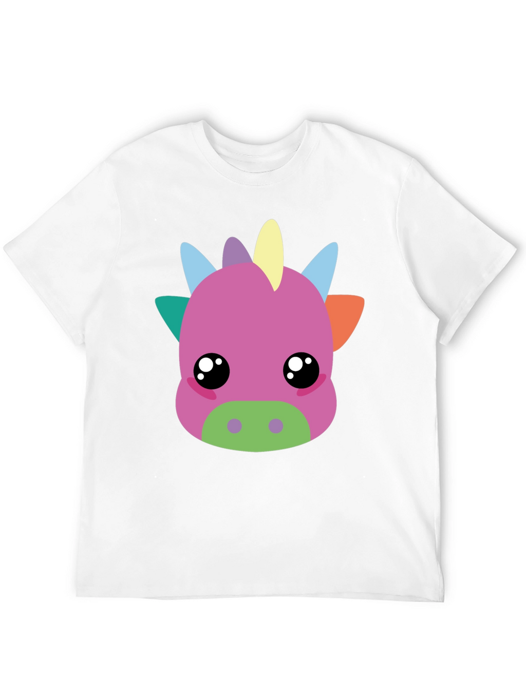 Cute Cartoon Dragon Graphic T-Shirt