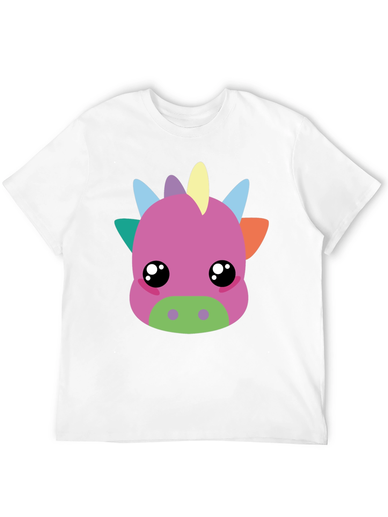Cute Cartoon Dragon Graphic T-Shirt