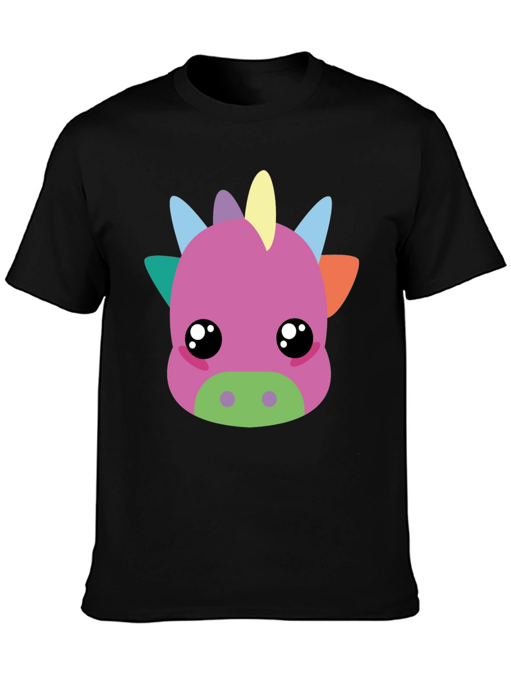 Cute Cartoon Dragon Graphic T-Shirt