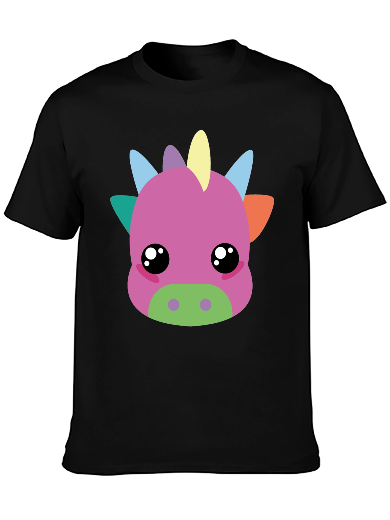 Cute Cartoon Dragon Graphic T-Shirt