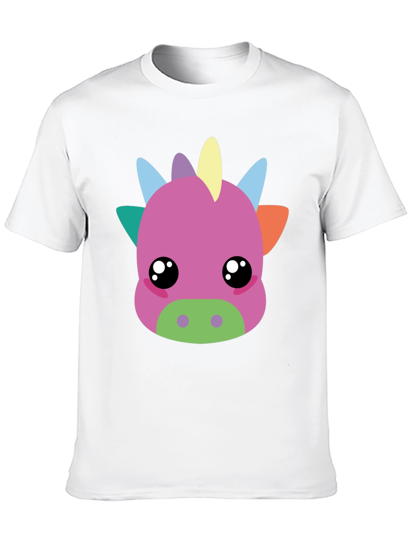Cute Cartoon Dragon Graphic T-Shirt