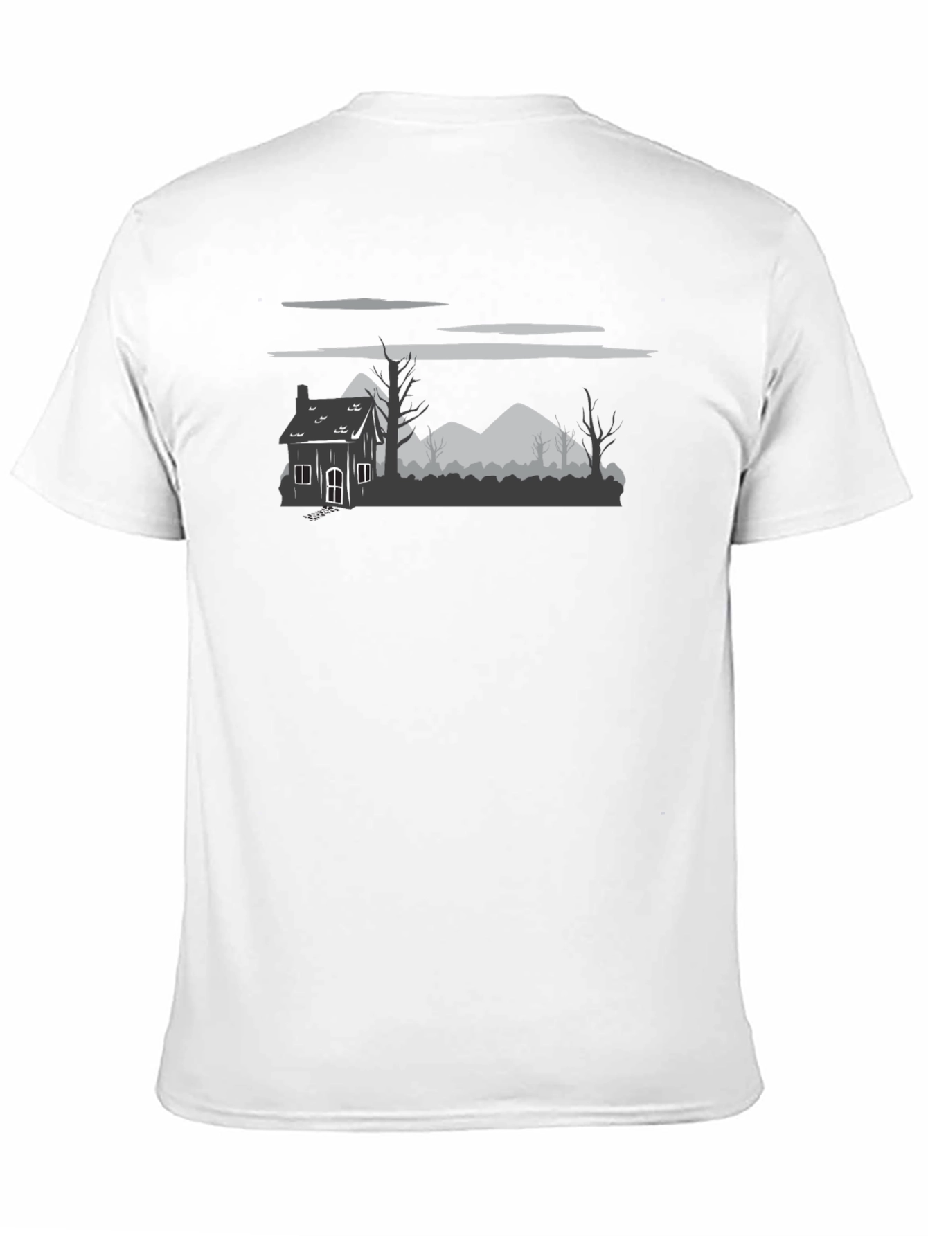 Spooky Landscape Graphic T-Shirt
