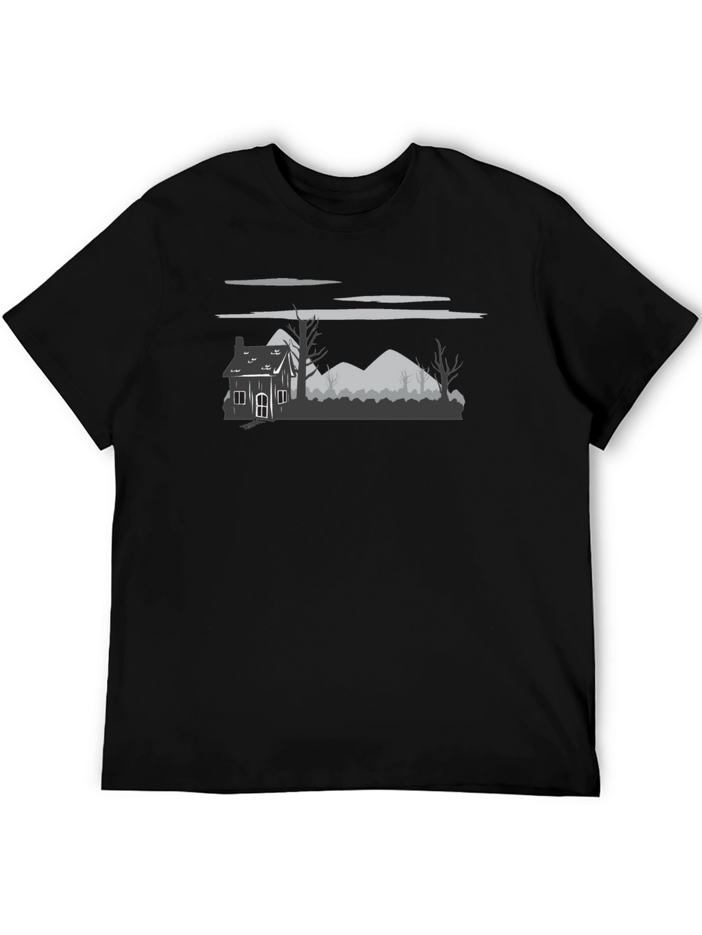 Spooky Landscape Graphic T-Shirt