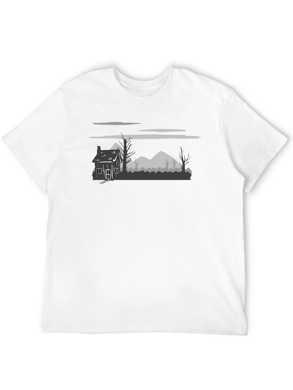 Spooky Landscape Graphic T-Shirt