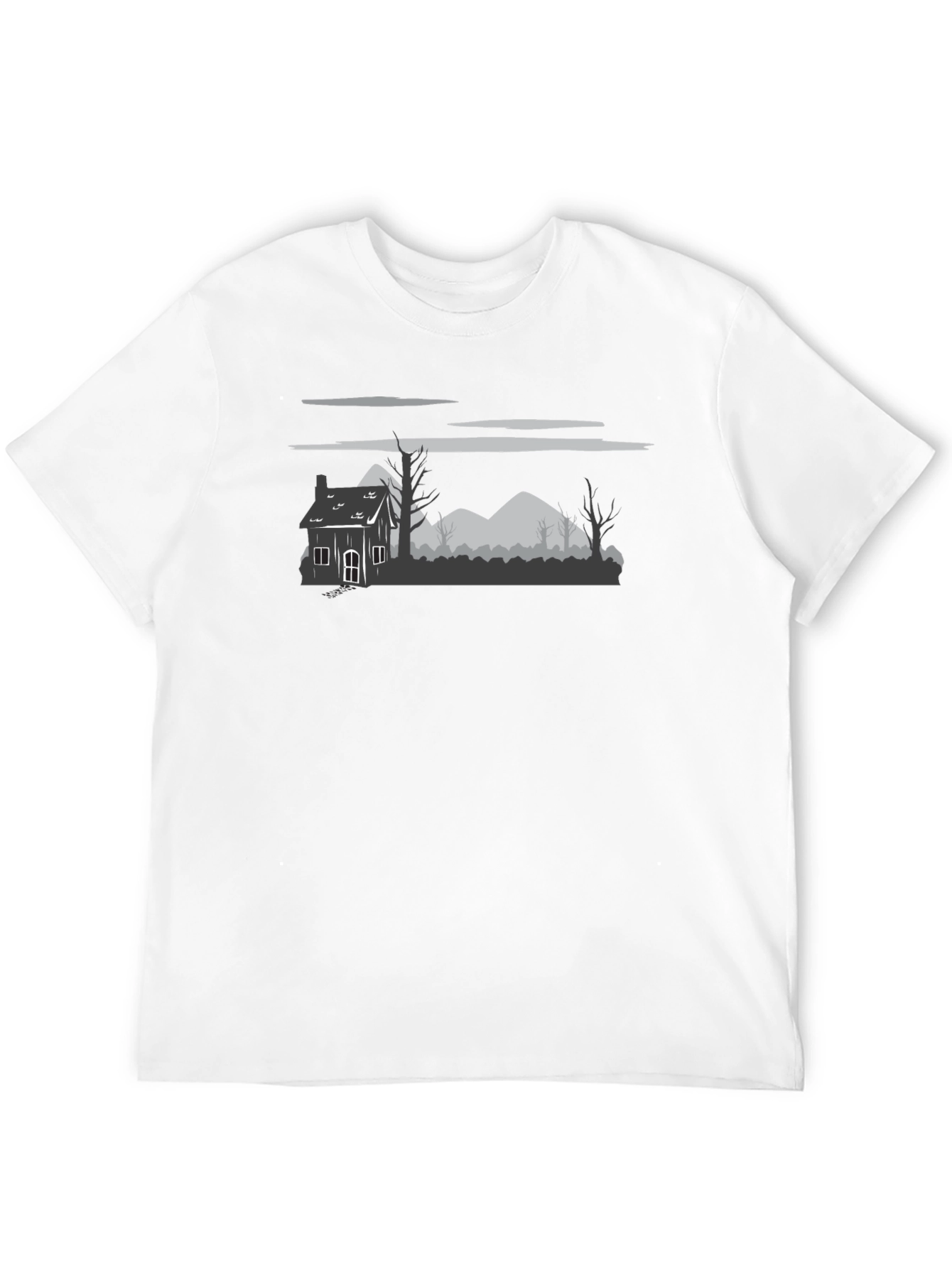 Spooky Landscape Graphic T-Shirt