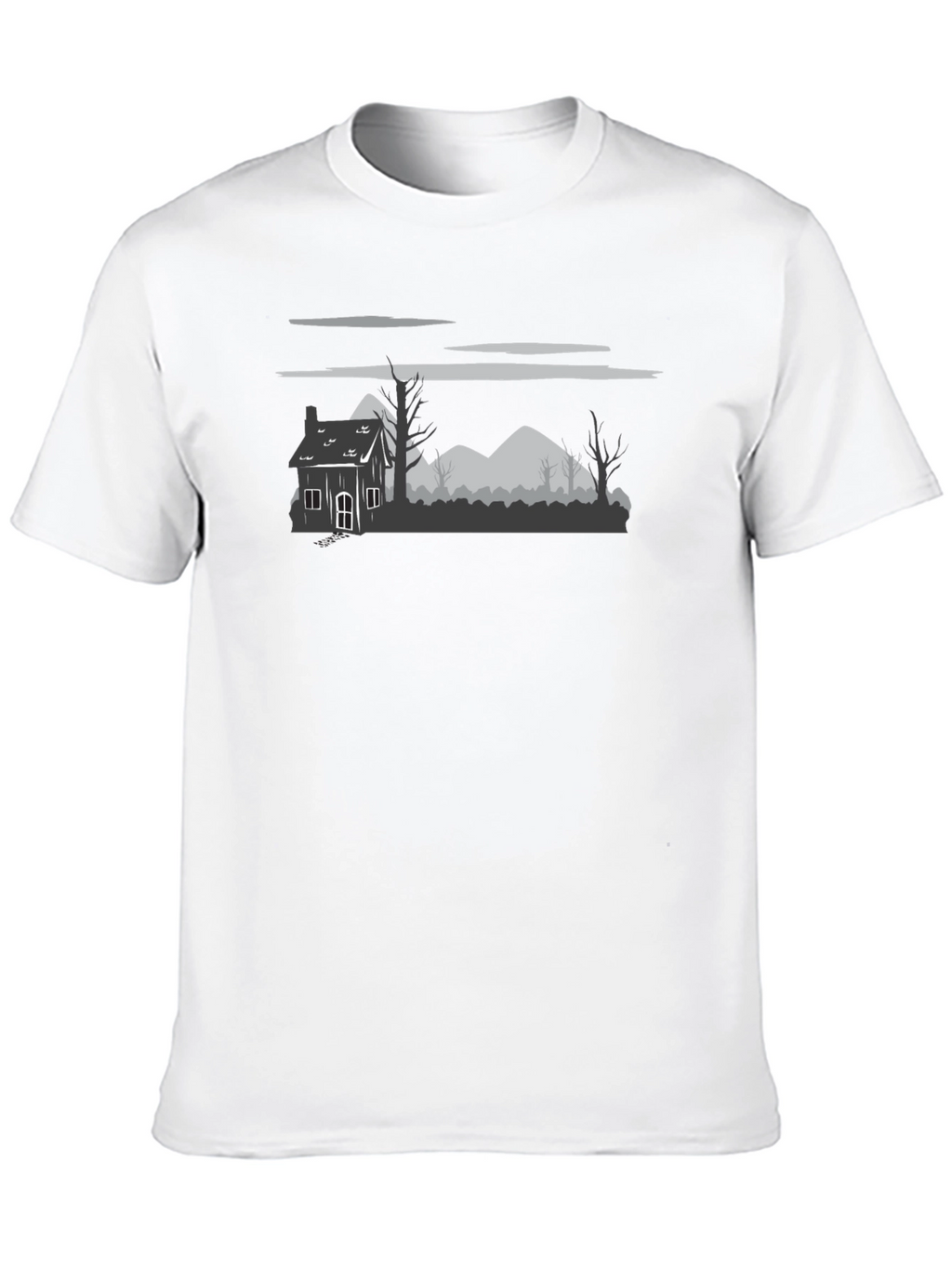 Spooky Landscape Graphic T-Shirt