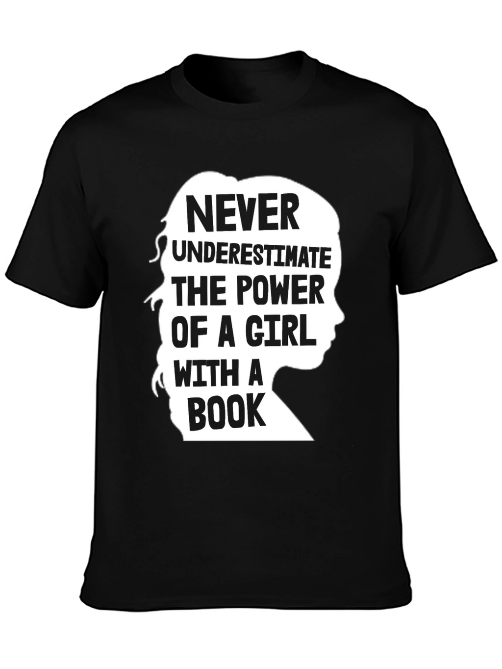 Power of a Girl with a Book T-Shirt