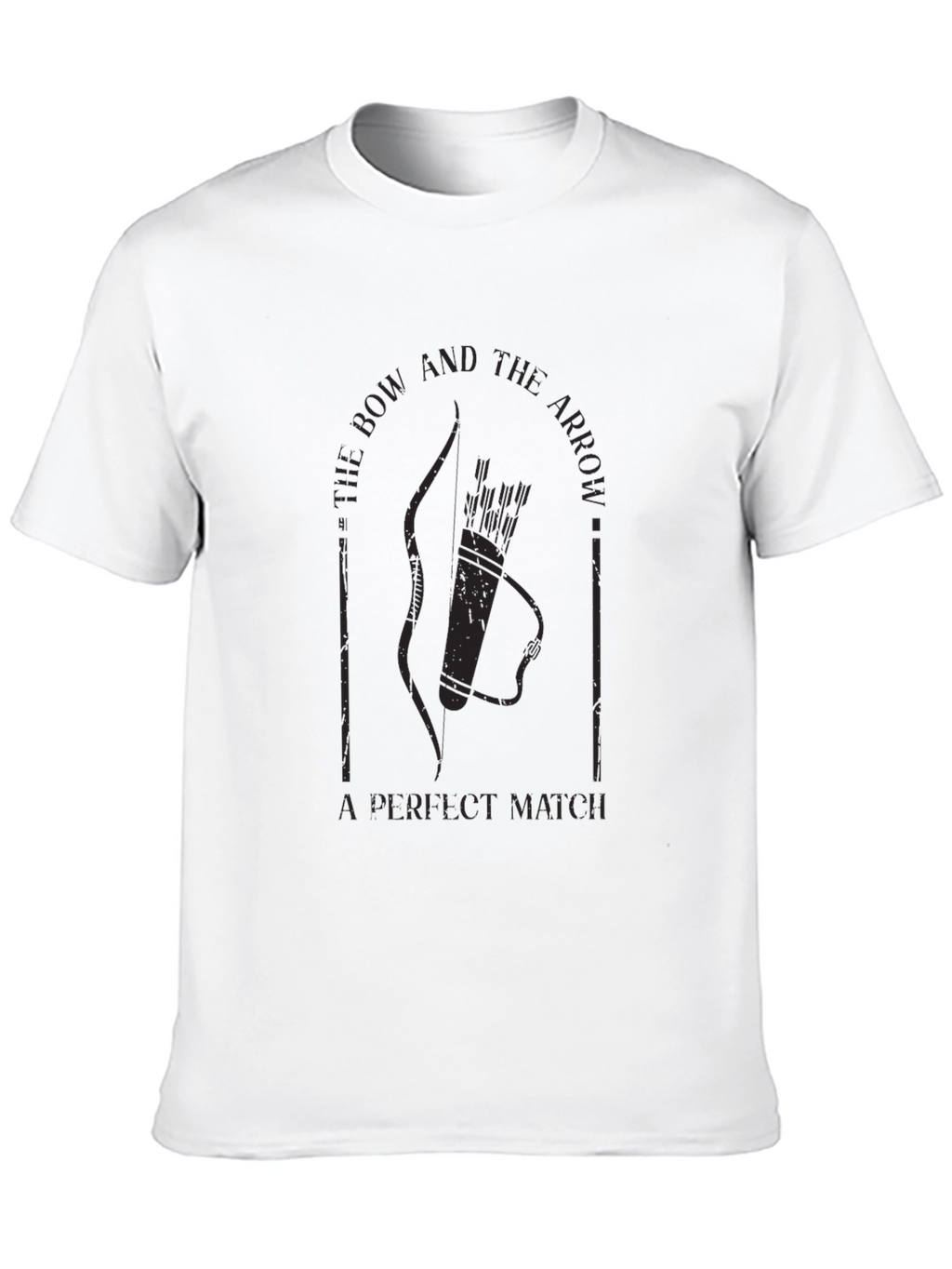 Archery T-Shirt: Bow and Arrow - A Perfect Match