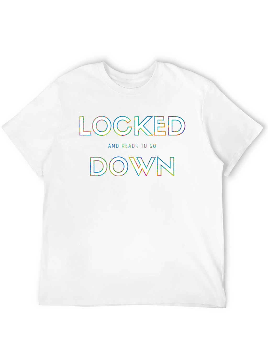 Locked Down Graphic Tee - Black Cotton Blend