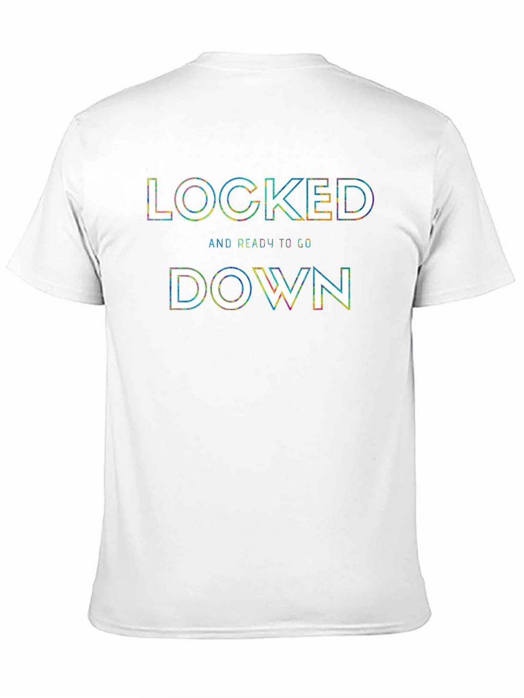 Locked Down Graphic Tee - Black Cotton Blend