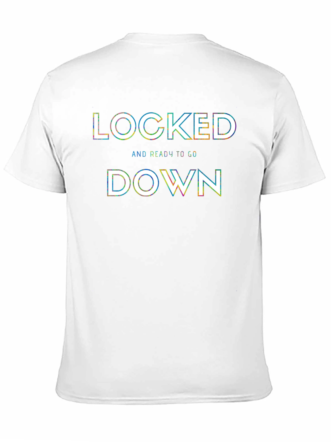 Locked Down Graphic Tee - Black Cotton Blend