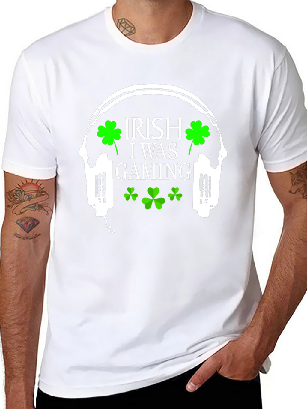 Irish I Was Gaming T-Shirt St. Patricks Day