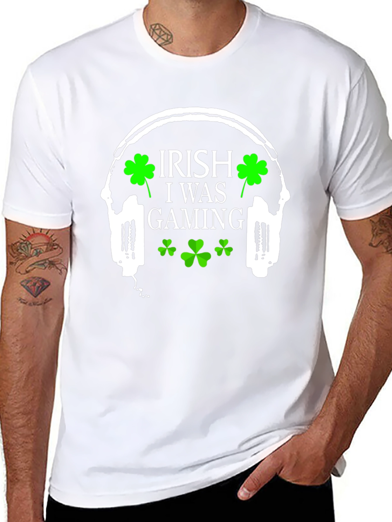 Irish I Was Gaming T-Shirt St. Patricks Day