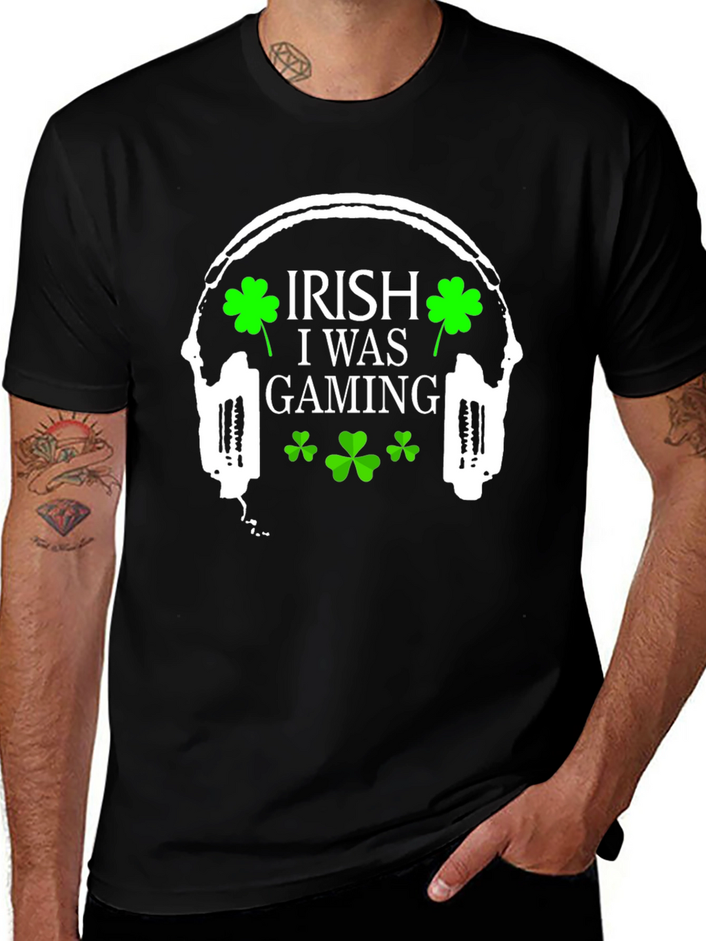 Irish I Was Gaming T-Shirt St. Patricks Day