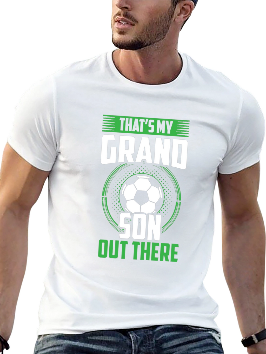 Thats My Grandson T-Shirt Soccer Grandparent Gift