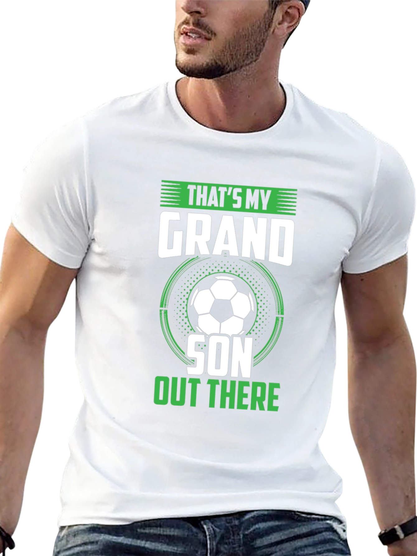 Thats My Grandson T-Shirt Soccer Grandparent Gift