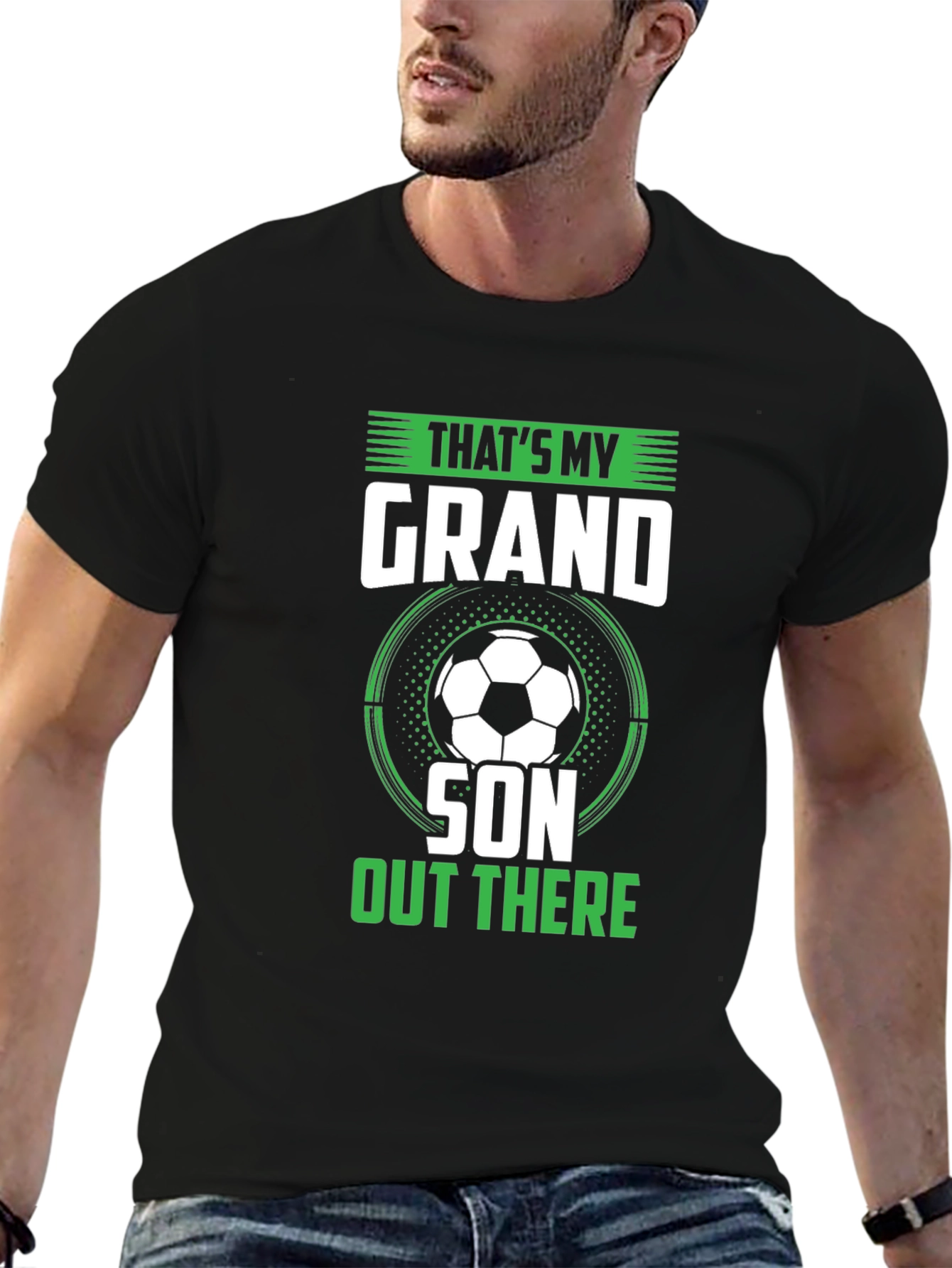 Thats My Grandson T-Shirt Soccer Grandparent Gift