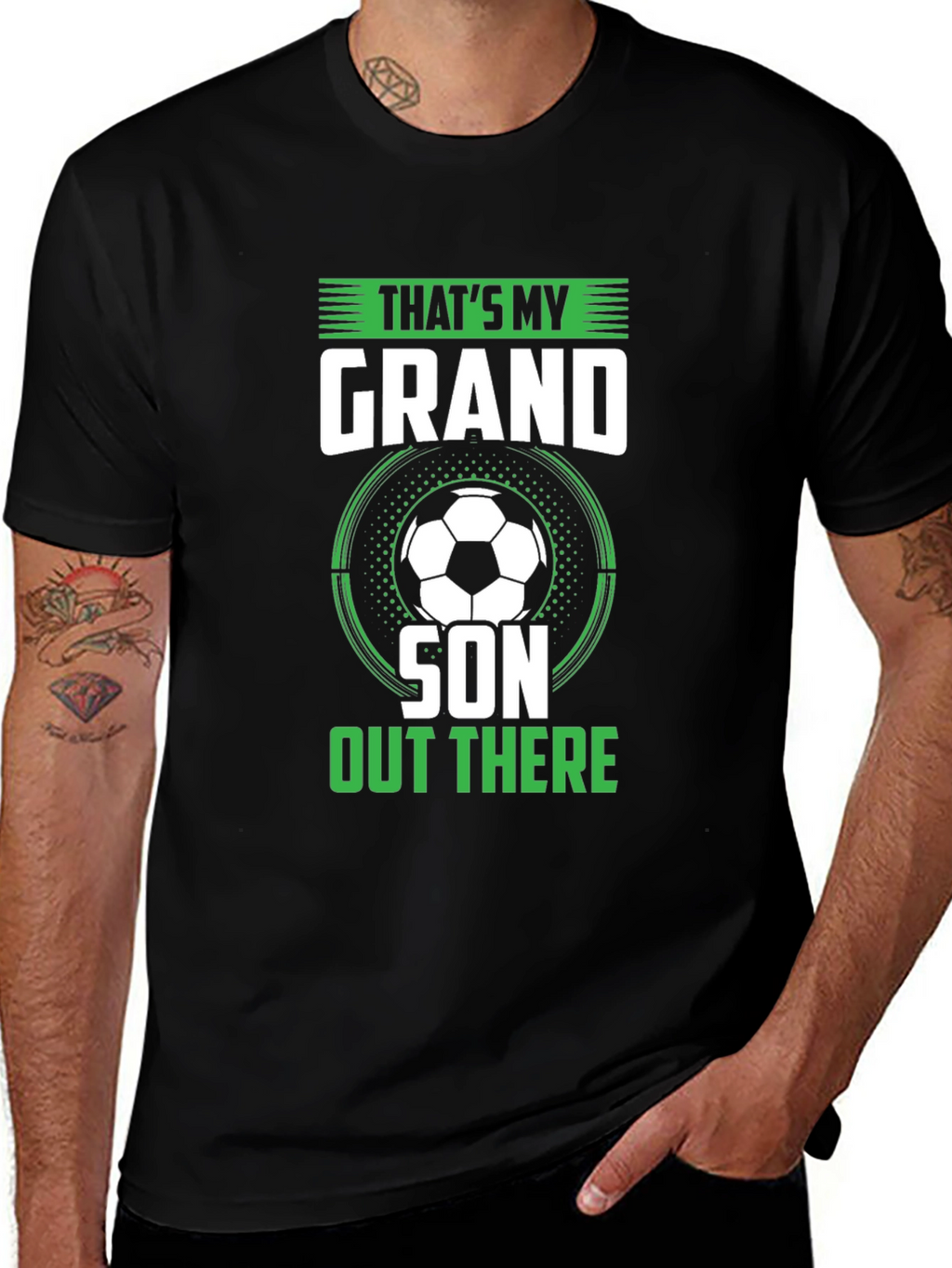 Thats My Grandson T-Shirt Soccer Grandparent Gift