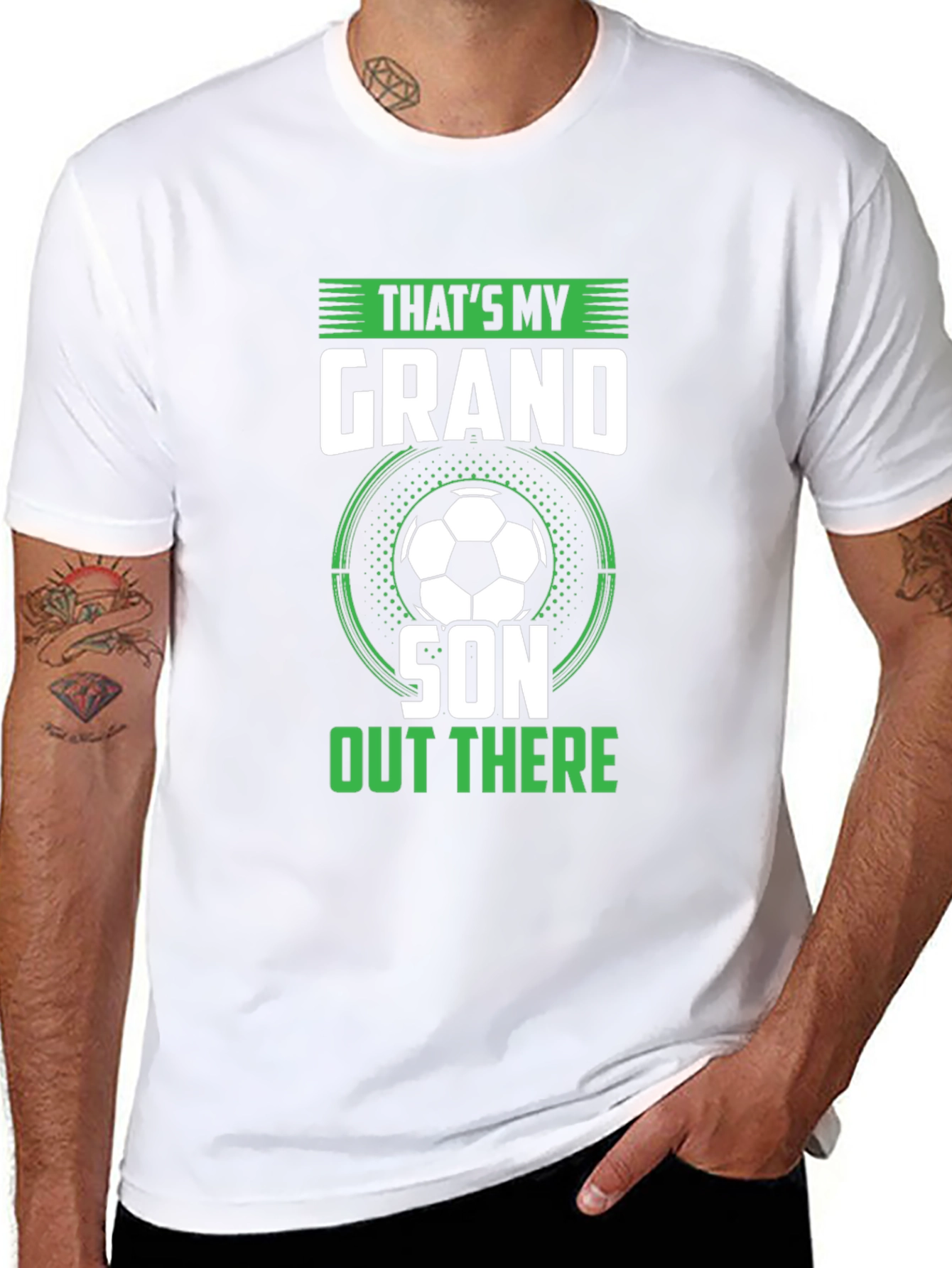 Thats My Grandson T-Shirt Soccer Grandparent Gift