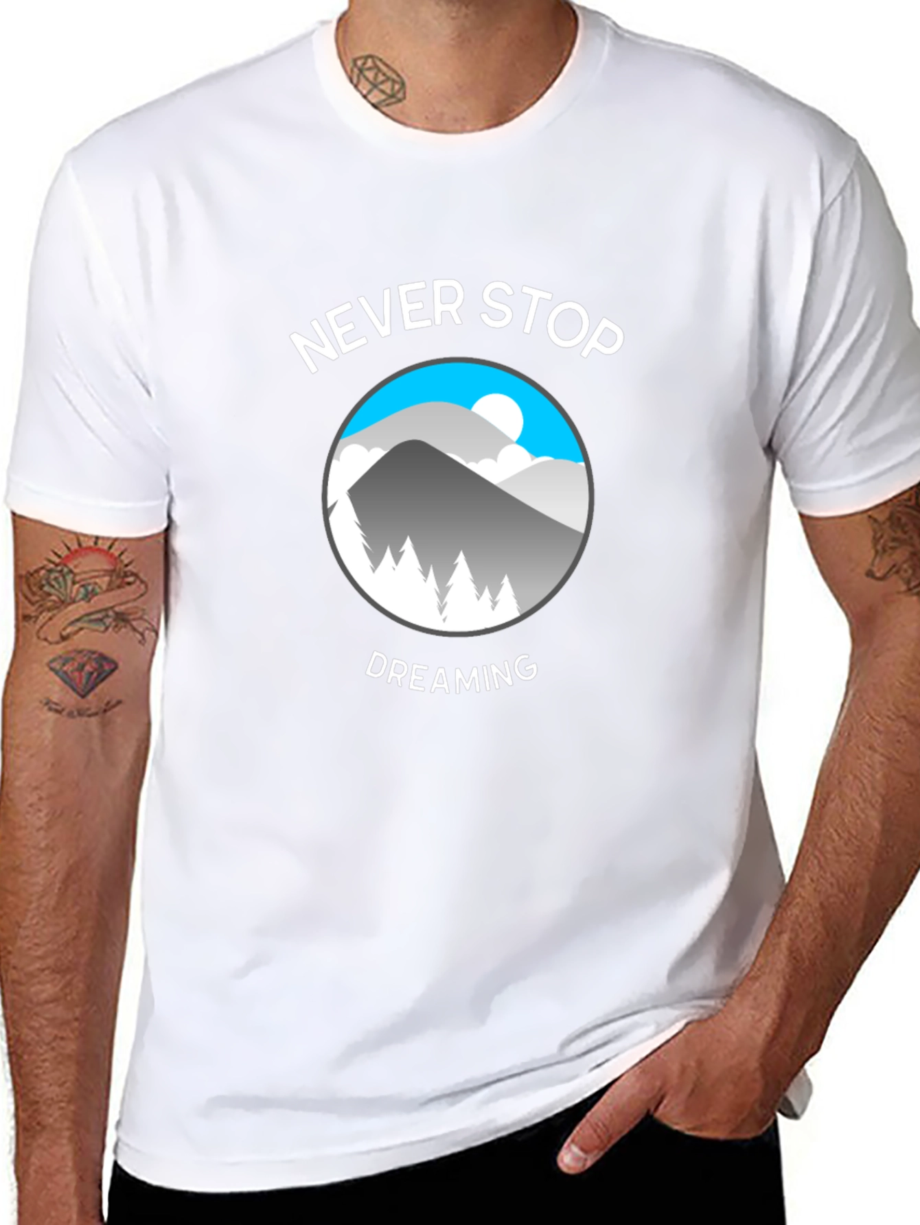 Never Stop Dreaming Graphic Tee
