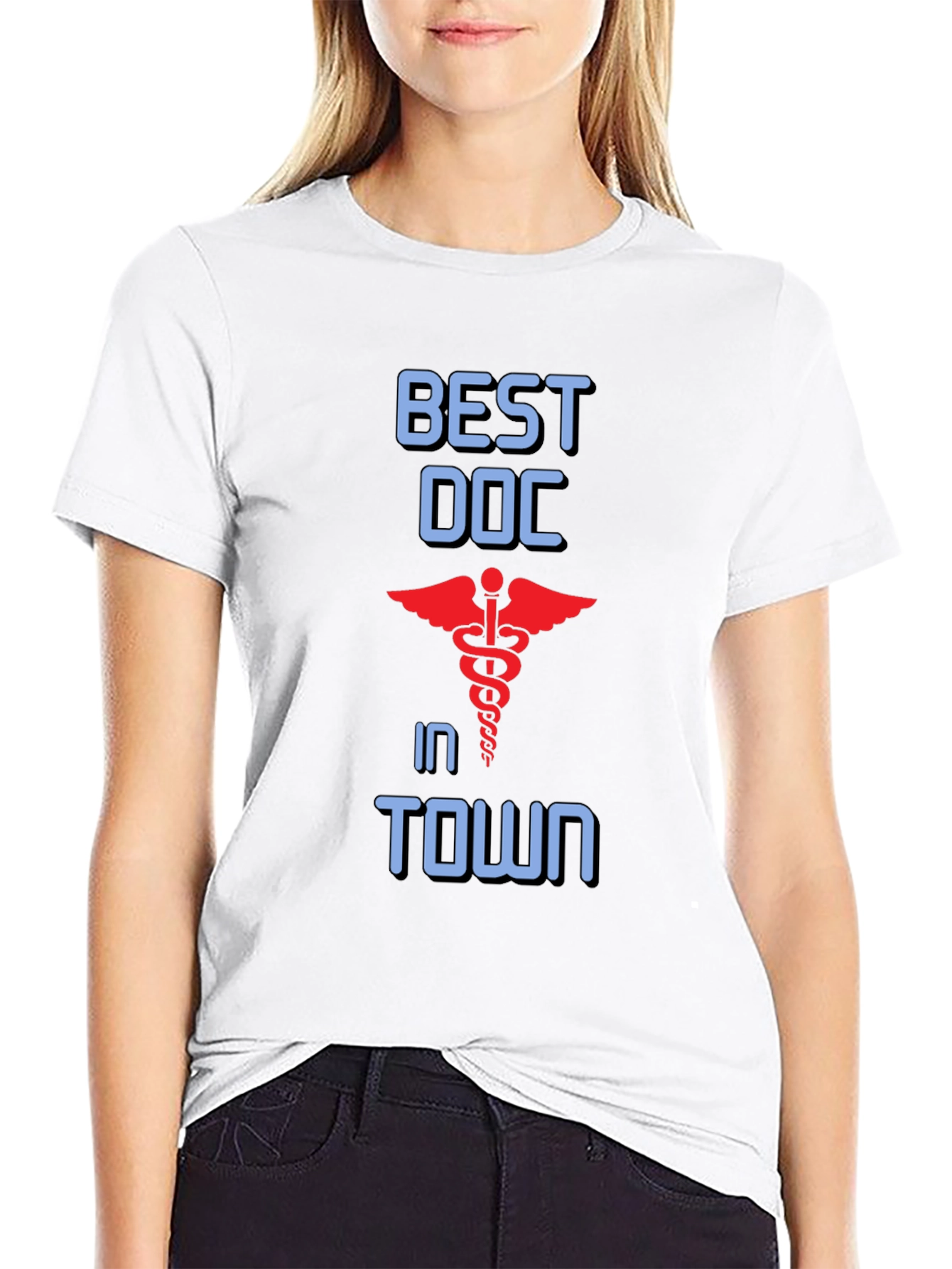 Best Doc in Town T-Shirt - Medical Profession Apparel