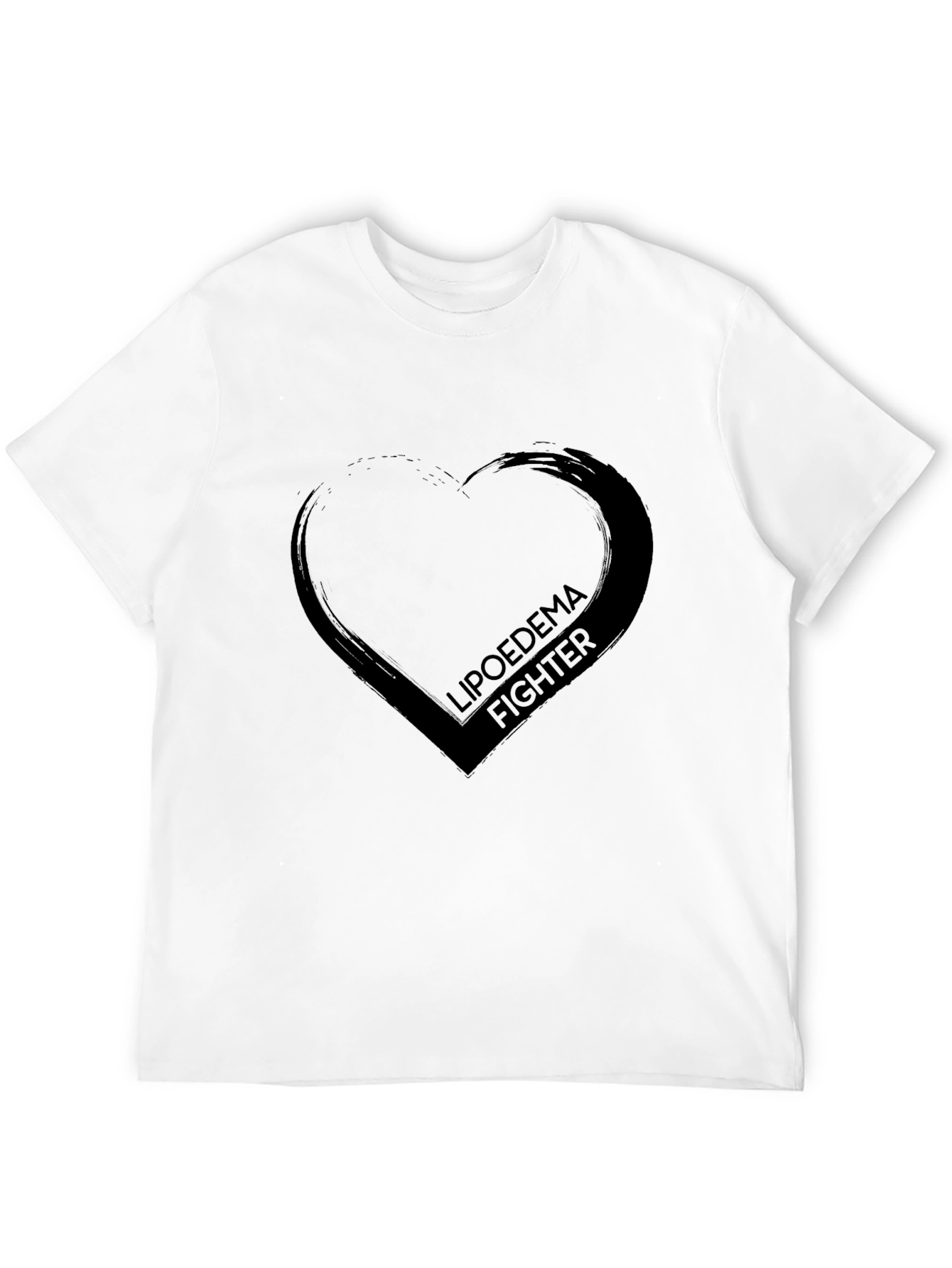 Lipoedema Fighter Heart Graphic T-Shirt