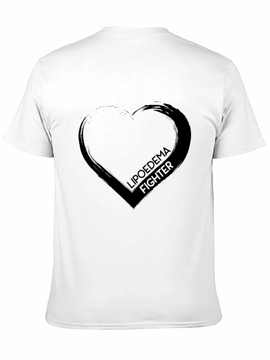 Lipoedema Fighter Heart Graphic T-Shirt