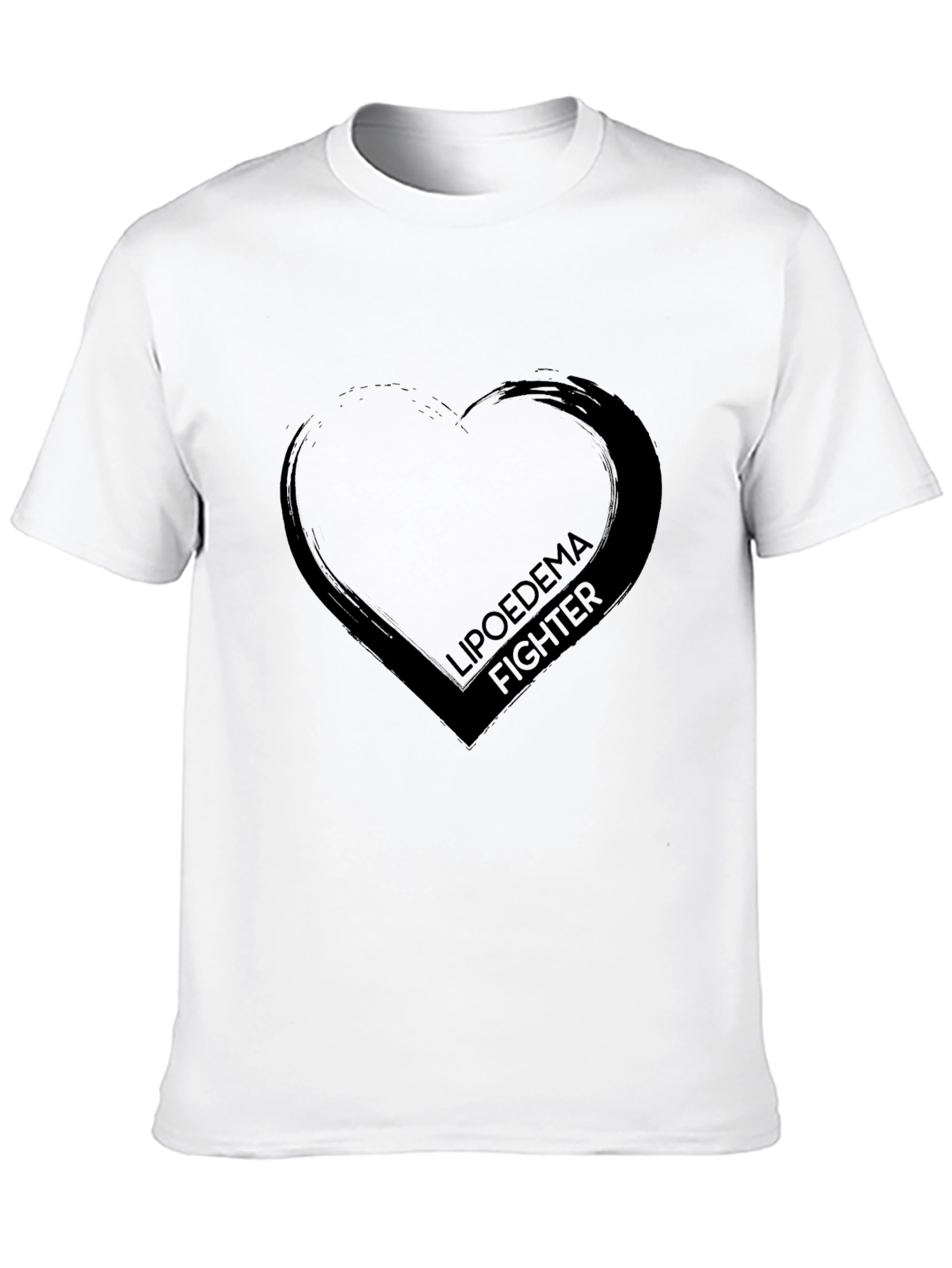 Lipoedema Fighter Heart Graphic T-Shirt