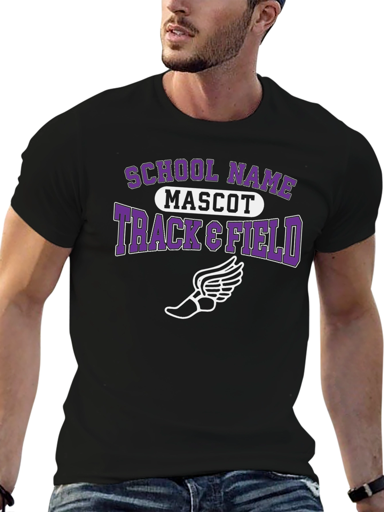 Track & Field T-Shirt - School Mascot Tee