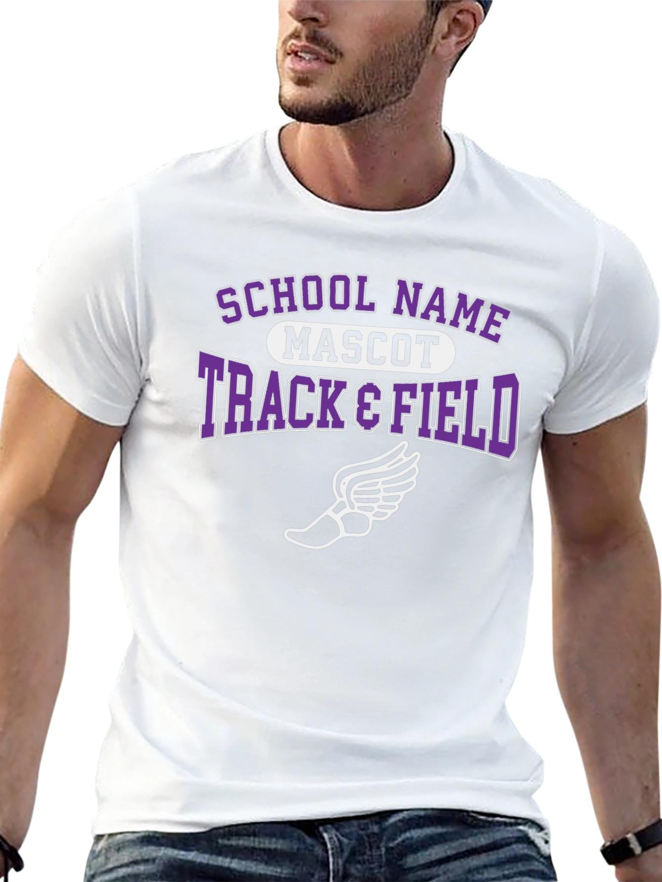 Track & Field T-Shirt - School Mascot Tee