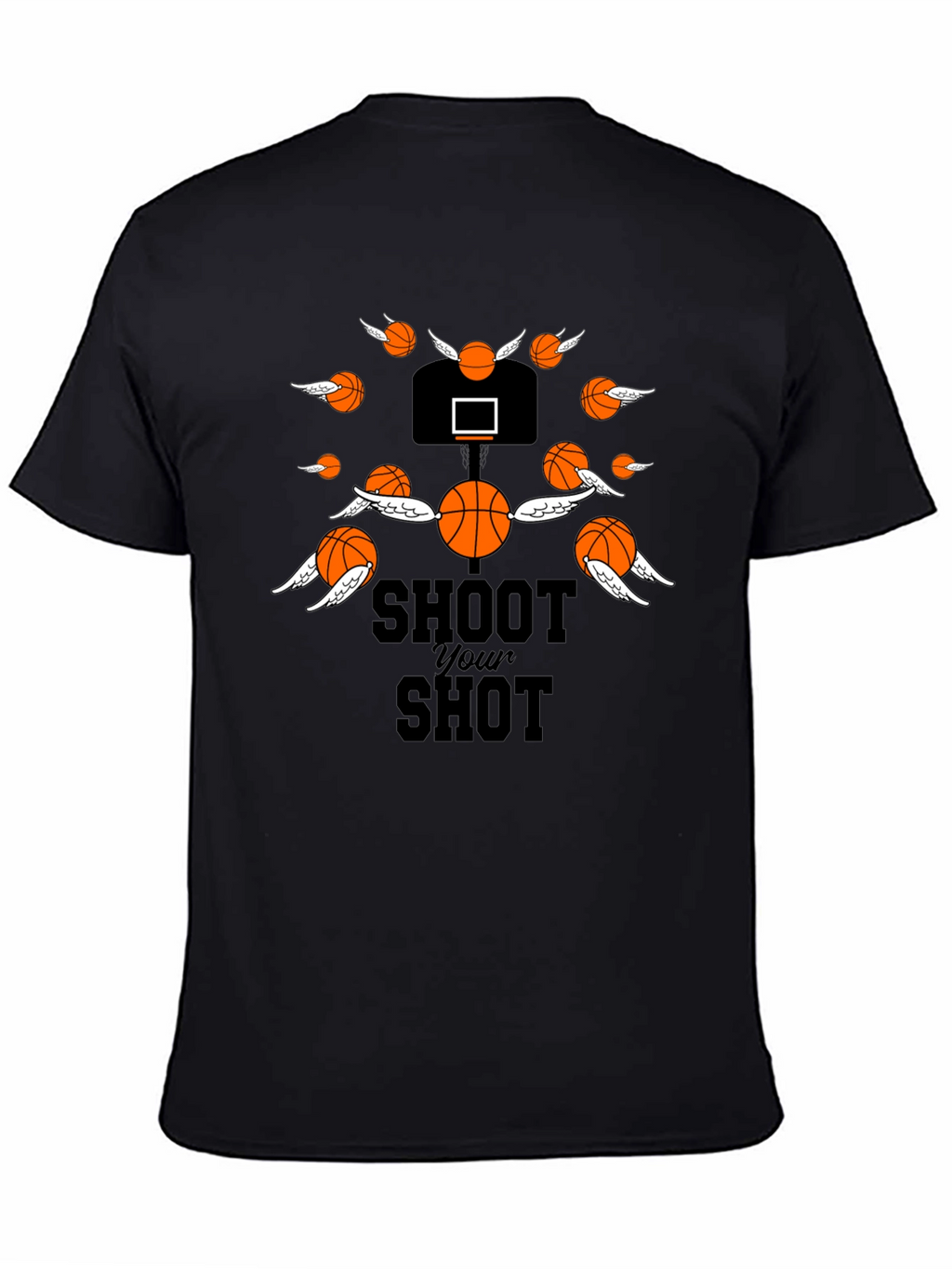 Shoot Your Shot Basketball Graphic T-Shirt