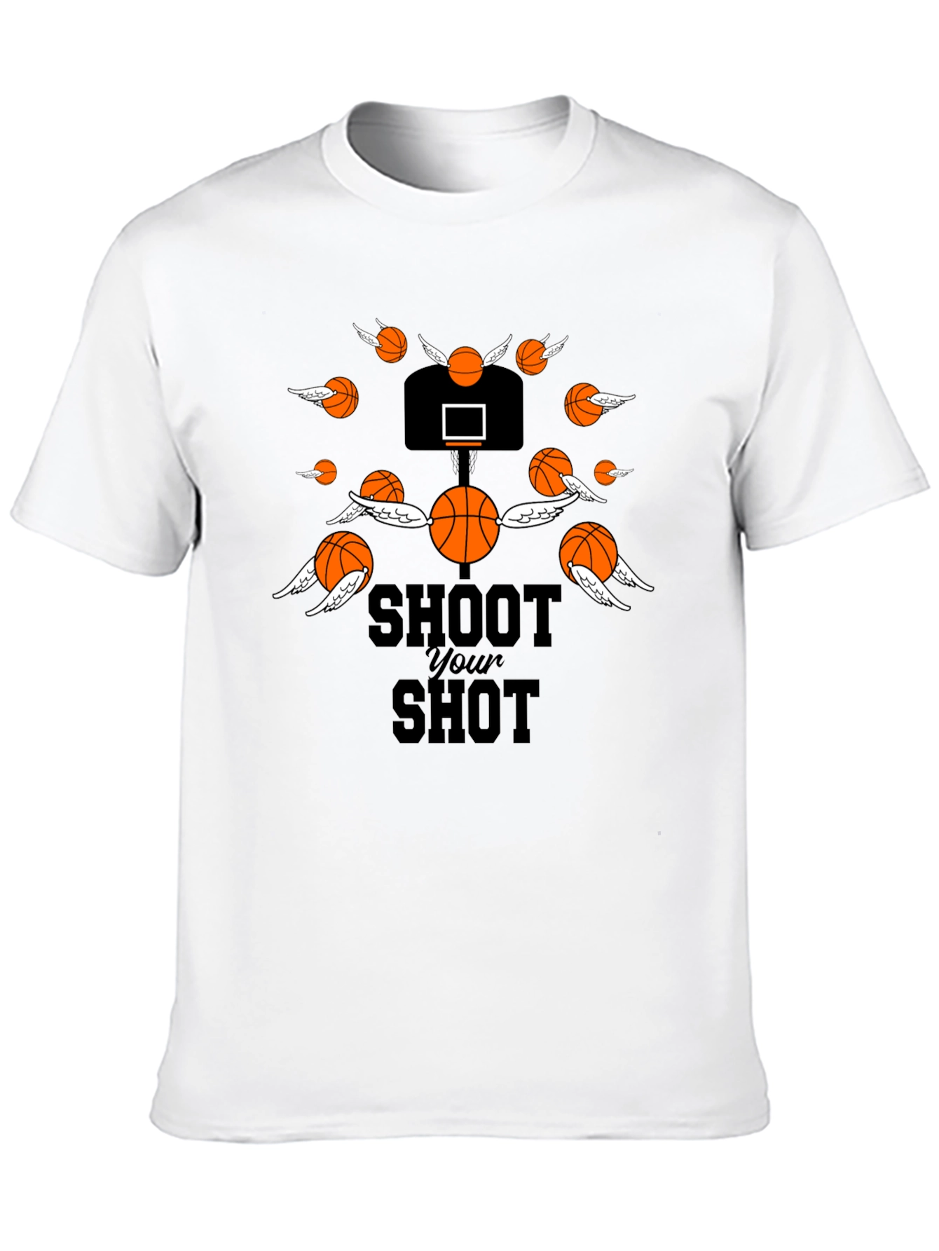 Shoot Your Shot Basketball Graphic T-Shirt