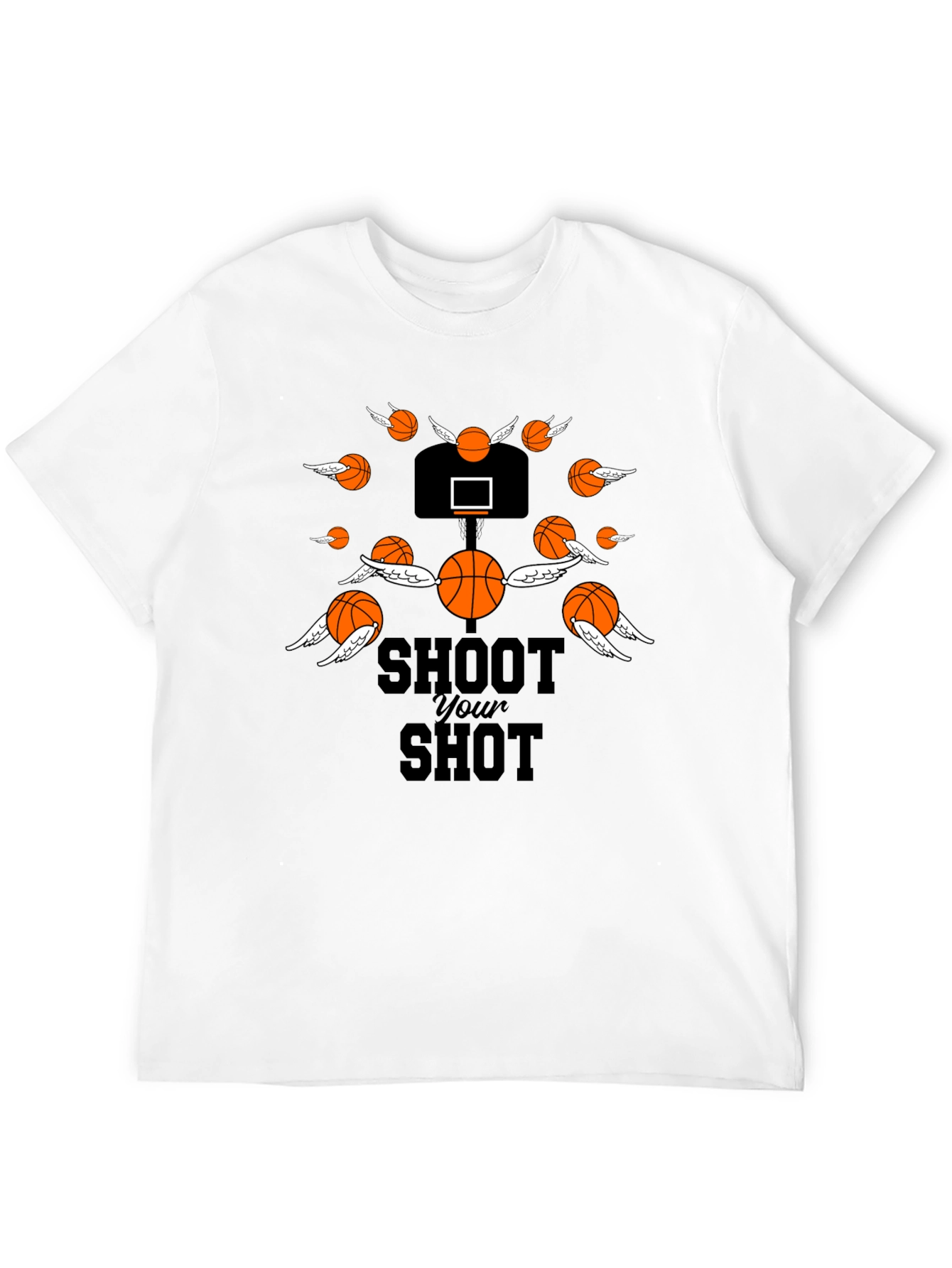 Shoot Your Shot Basketball Graphic T-Shirt