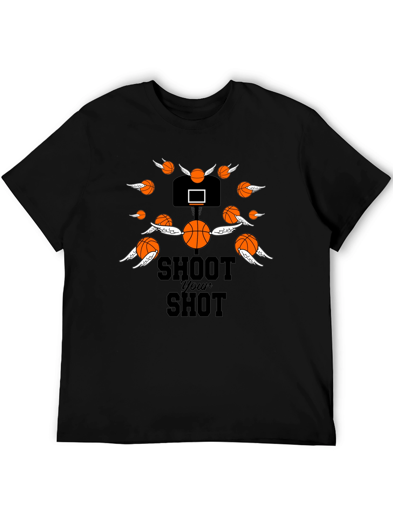 Shoot Your Shot Basketball Graphic T-Shirt