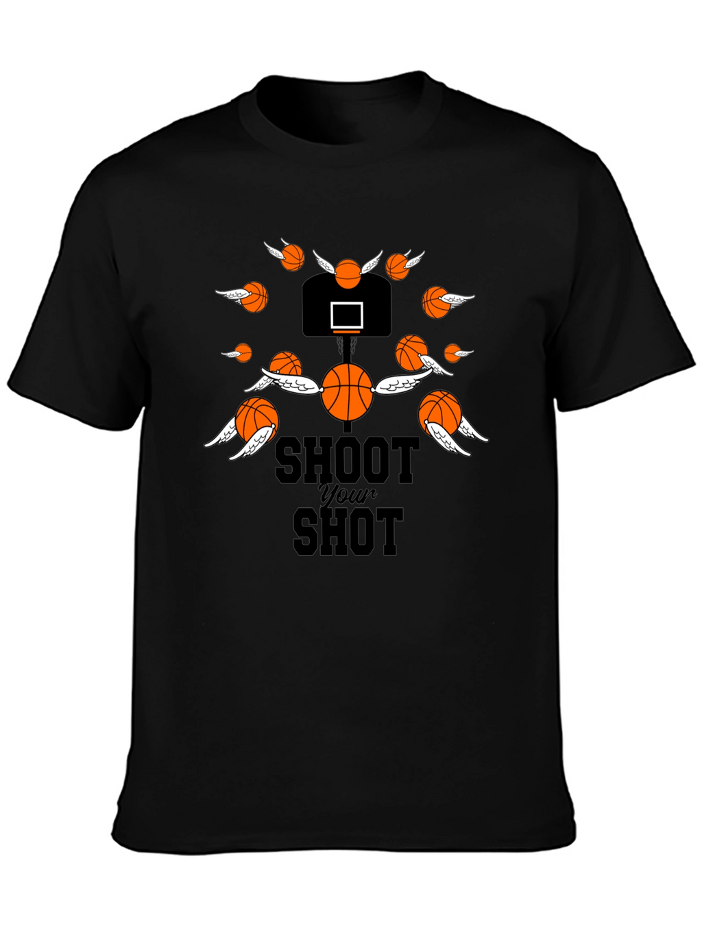 Shoot Your Shot Basketball Graphic T-Shirt