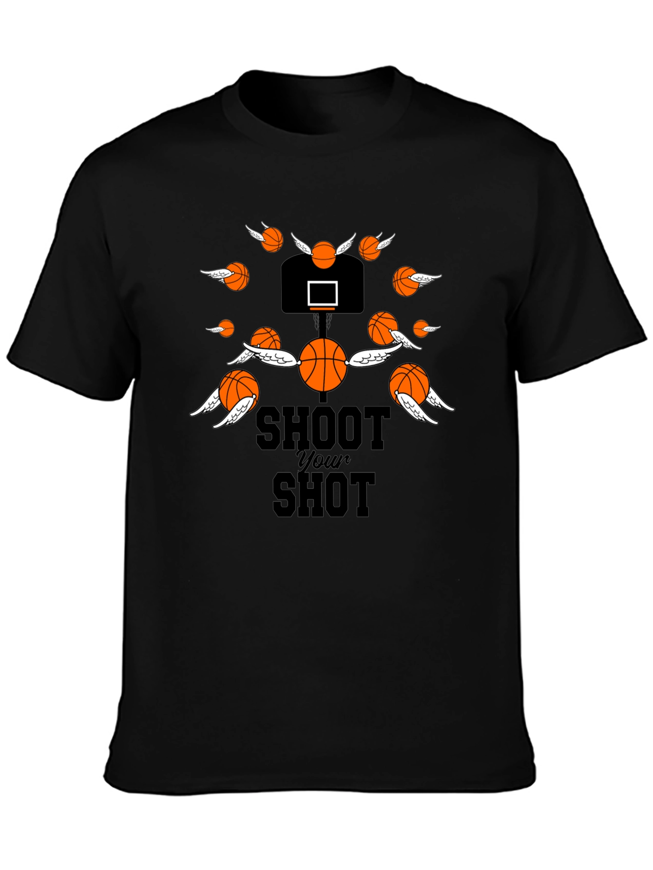 Shoot Your Shot Basketball Graphic T-Shirt