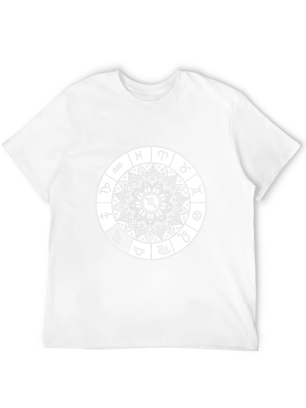 Zodiac Mandala T-Shirt - Stylish Astrology Design