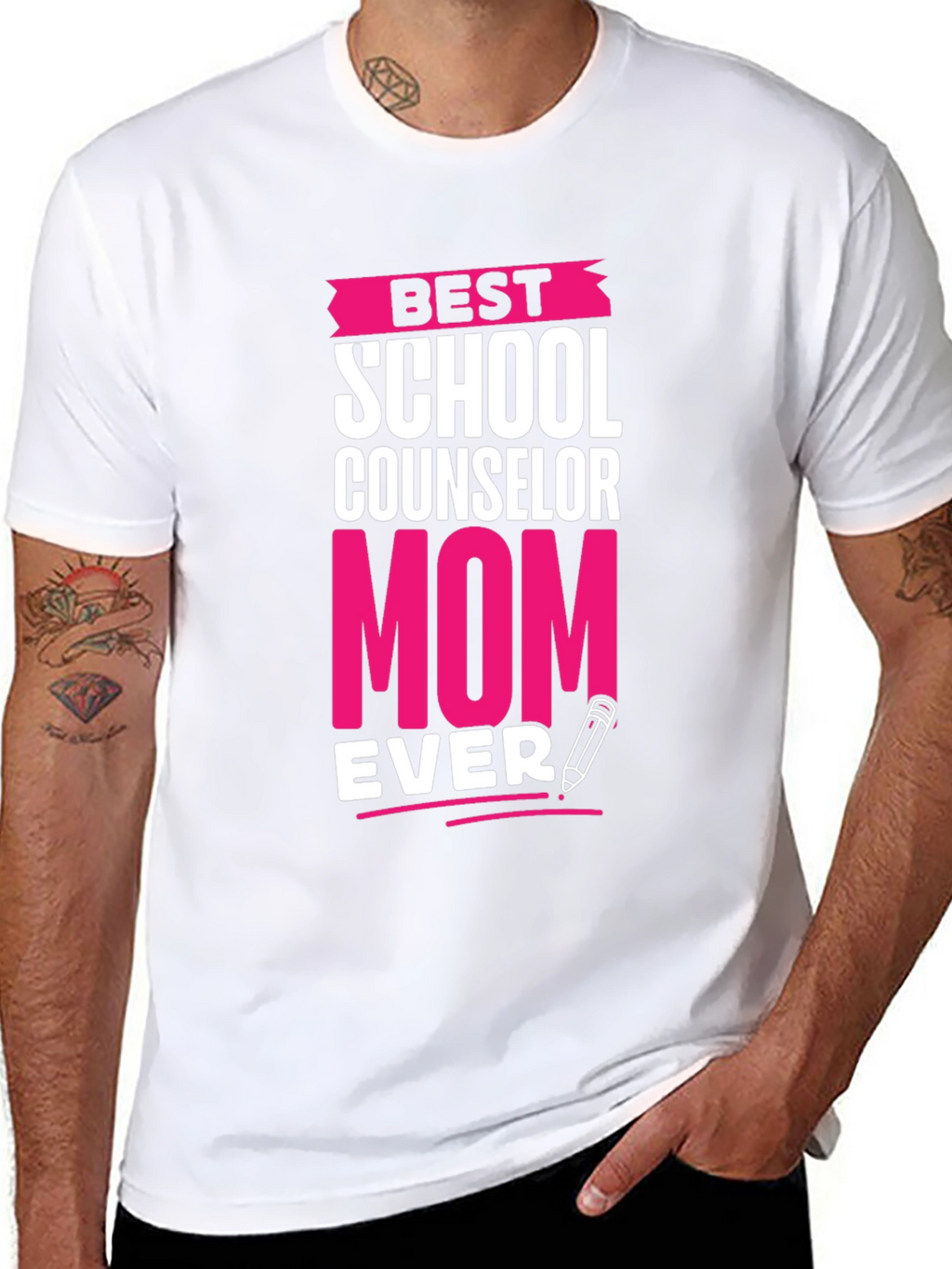 Best School Counselor Mom Ever T-Shirt