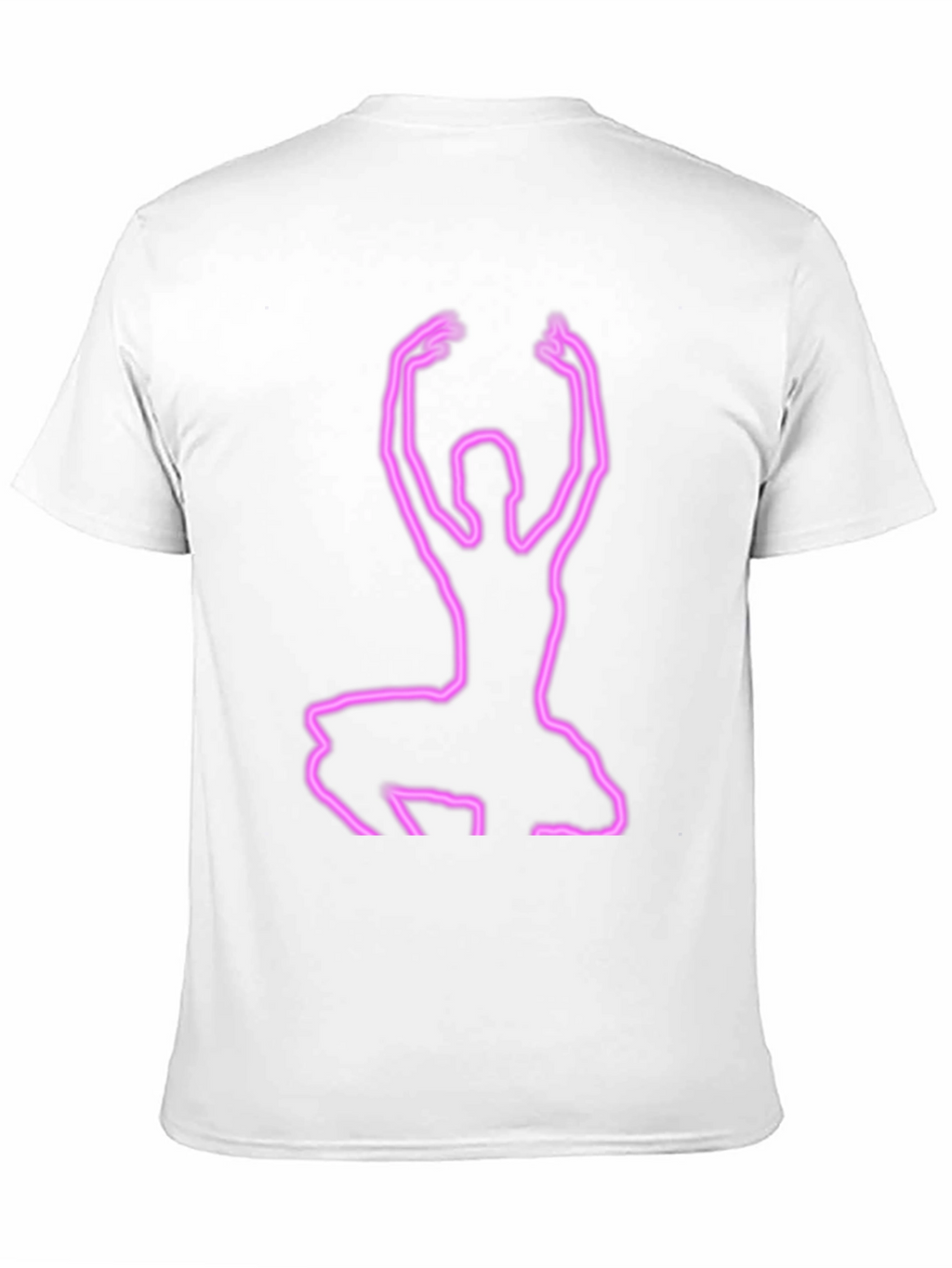 Neon Ballerina Graphic Tee - Black