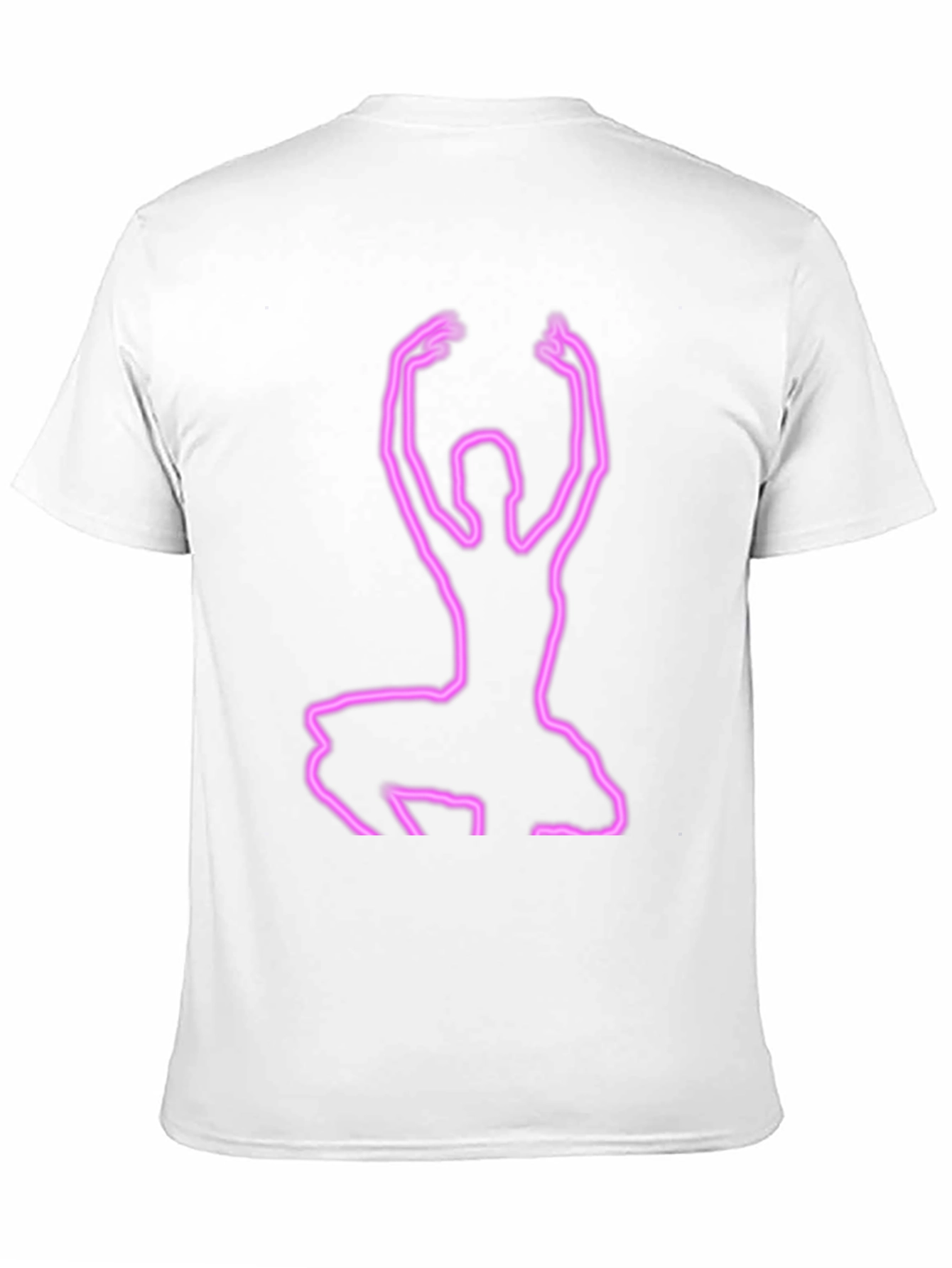 Neon Ballerina Graphic Tee - Black